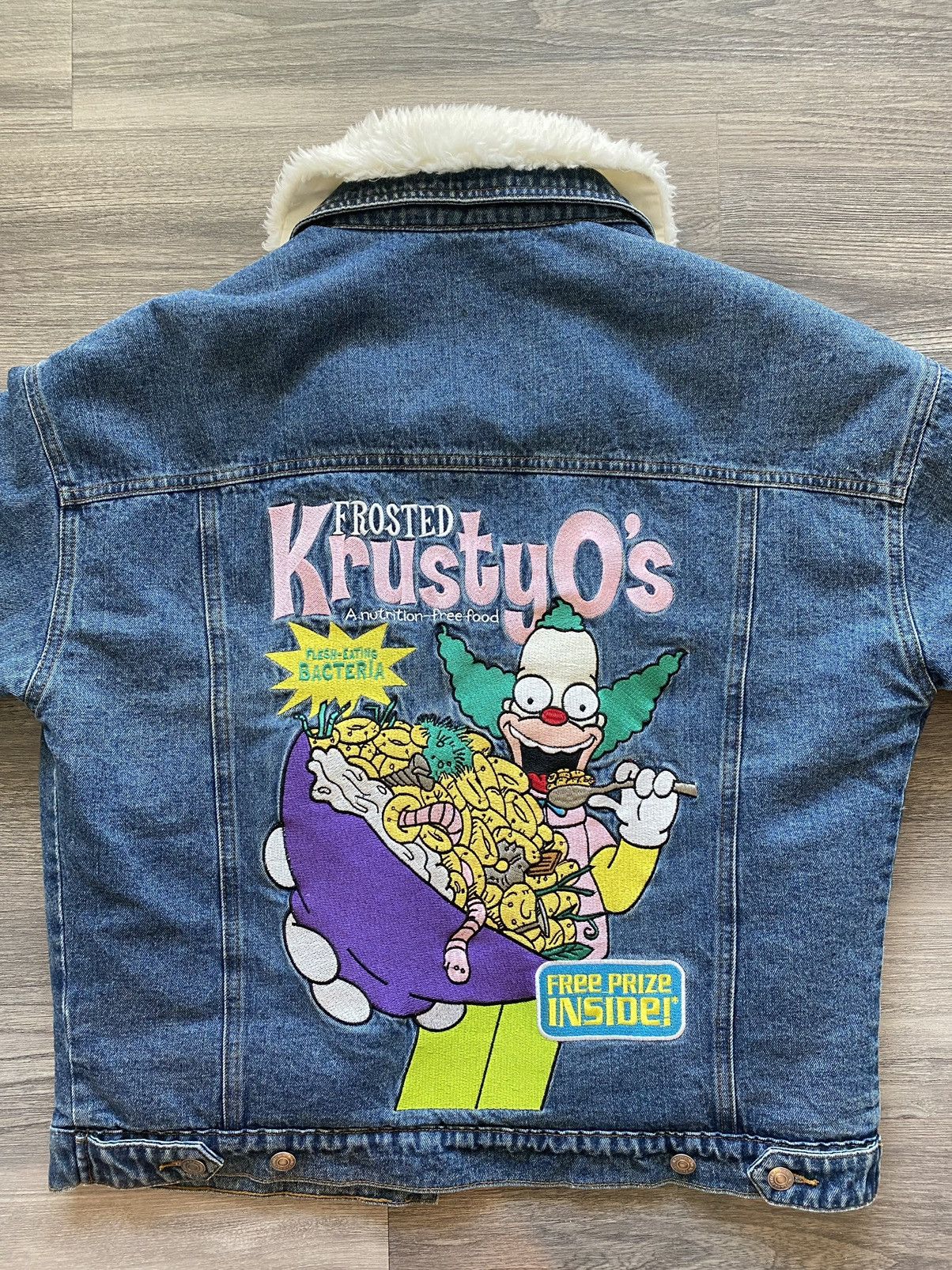 The Simpsons The Simpsons denim jacket L | Grailed