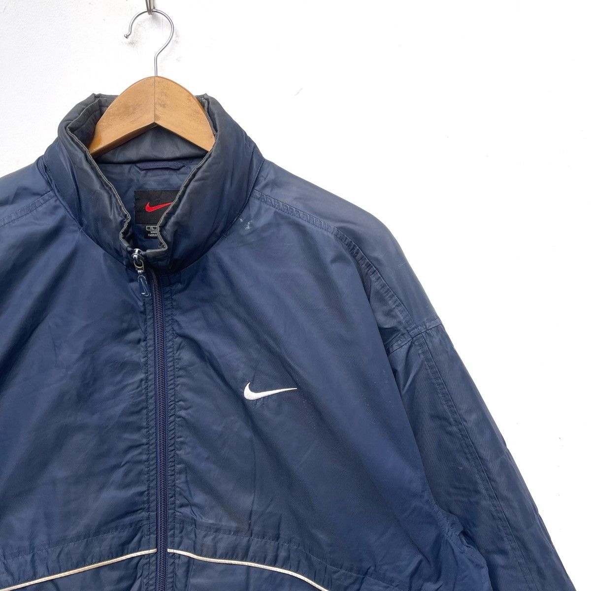 Nike Vintage 90s Nike Swoosh Zipper Jacket | Multicolour | XL | Size US L / EU 52-54 / 3 - 2 Thumbnail