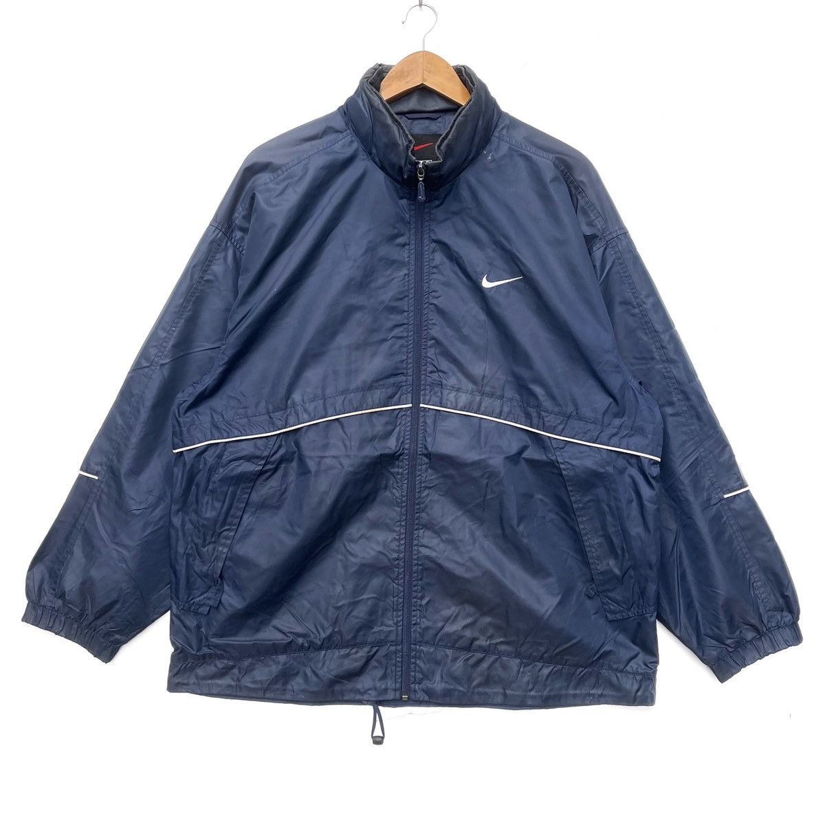 Nike Vintage 90s Nike Swoosh Zipper Jacket | Multicolour | XL | Size US L / EU 52-54 / 3 - 1 Thumbnail