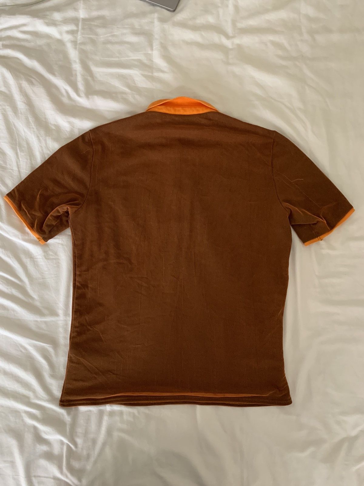 Fred Perry × Raf Simons Mesh Overlay Polo Shirt Size US L / EU 52-54 / 3 - 7 Thumbnail