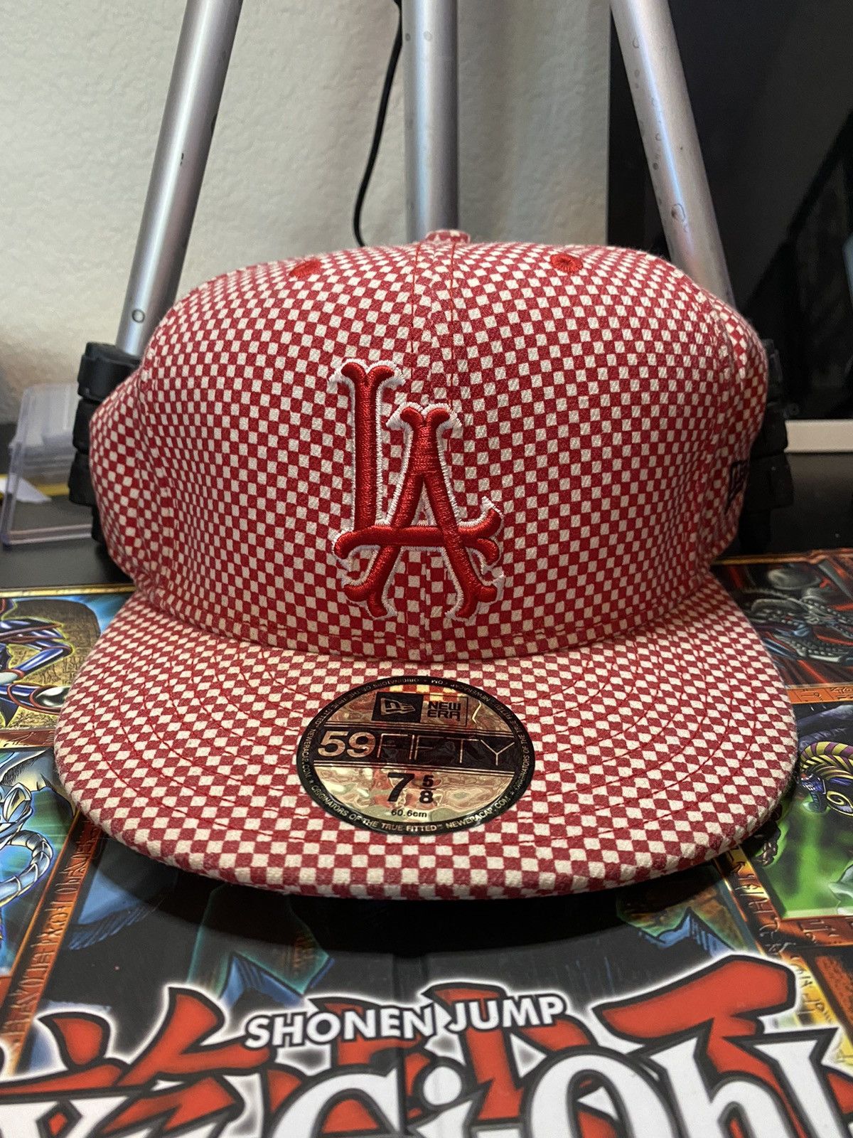Supreme Vintage Supreme 2004 LA Checkered New Era Cap Size ONE SIZE - 1 Thumbnail