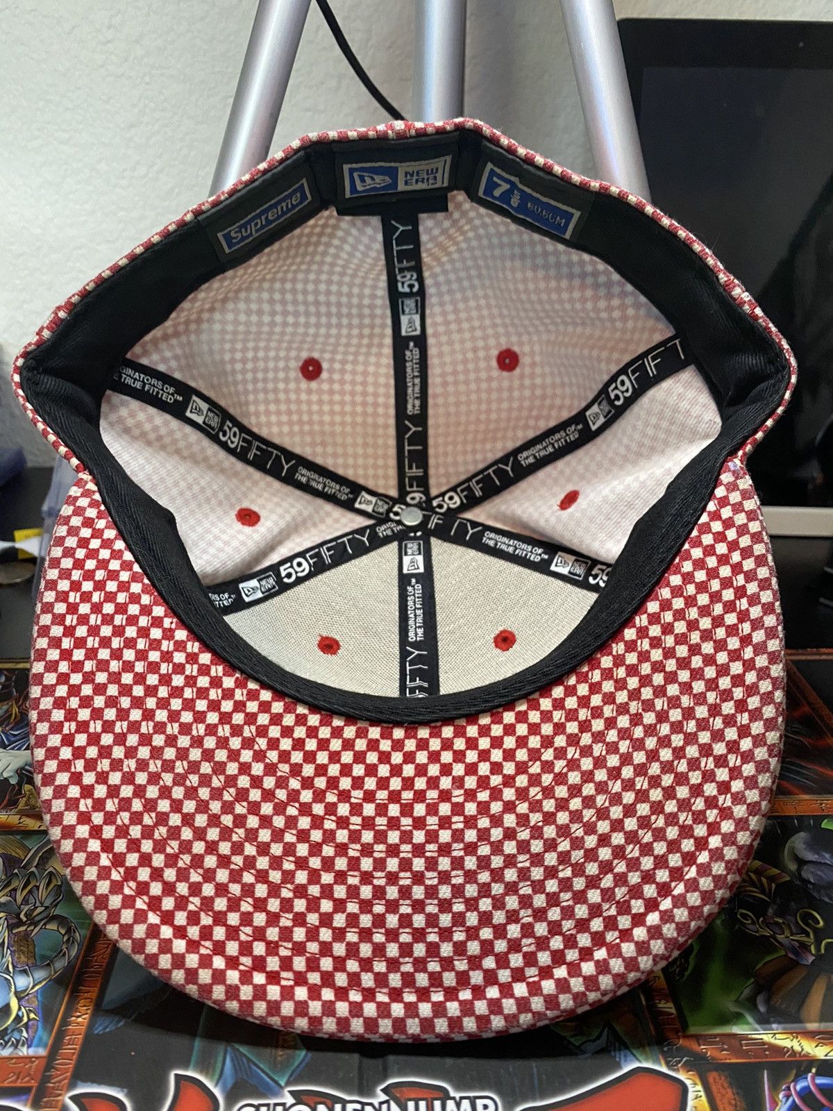 Supreme Vintage Supreme 2004 LA Checkered New Era Cap Size ONE SIZE - 4 Thumbnail