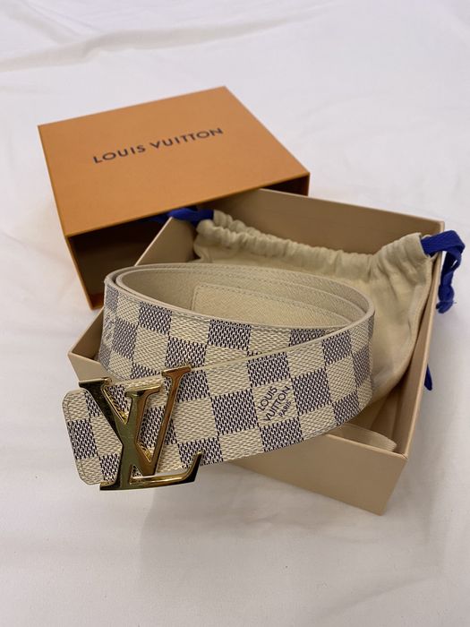 Louis Vuitton Initiales Reversible Belt Damier Ebene 40MM Brown