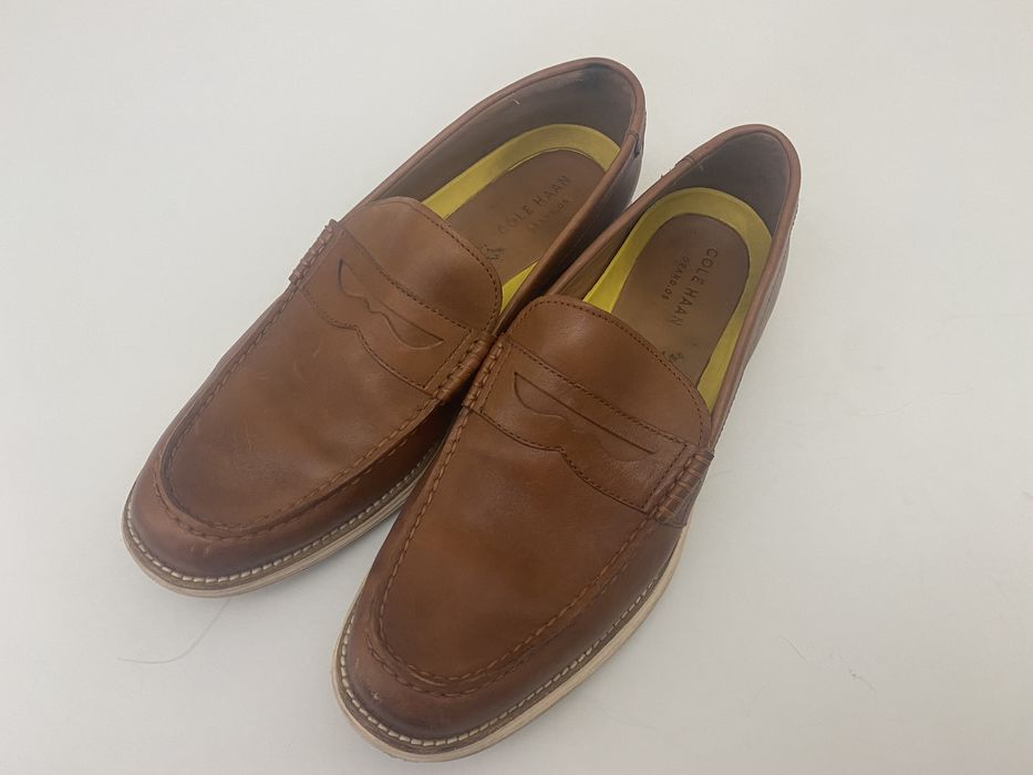 Cole Haan US 10 Cole Haan Grand OS penny loafers brown | Grailed