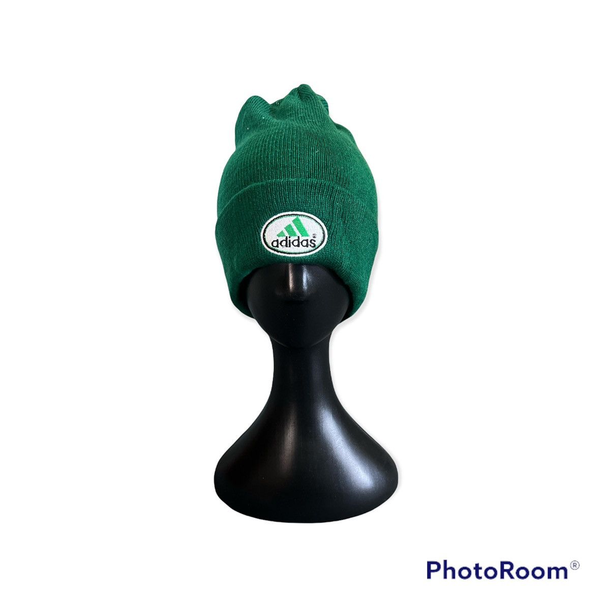 Adidas × Vintage Rare vintage emerald green adidas beanie hat Size ONE SIZE - 1 Thumbnail