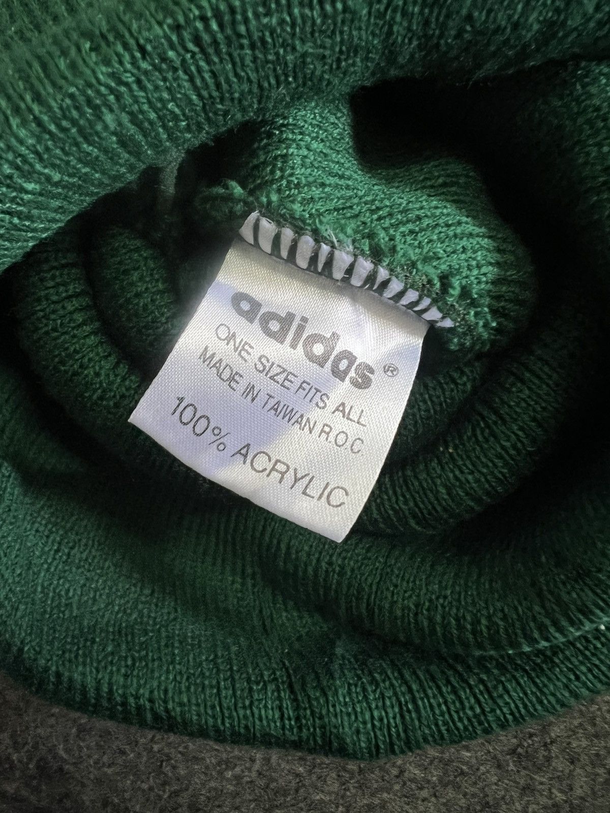 Adidas × Vintage Rare vintage emerald green adidas beanie hat Size ONE SIZE - 4 Thumbnail