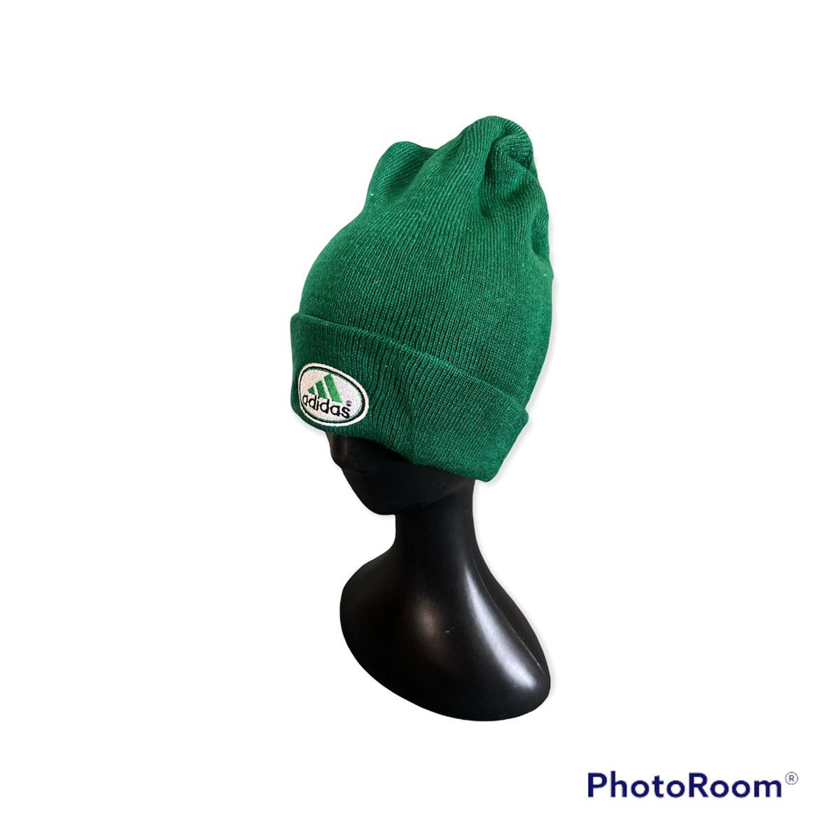 Adidas × Vintage Rare vintage emerald green adidas beanie hat Size ONE SIZE - 2 Thumbnail