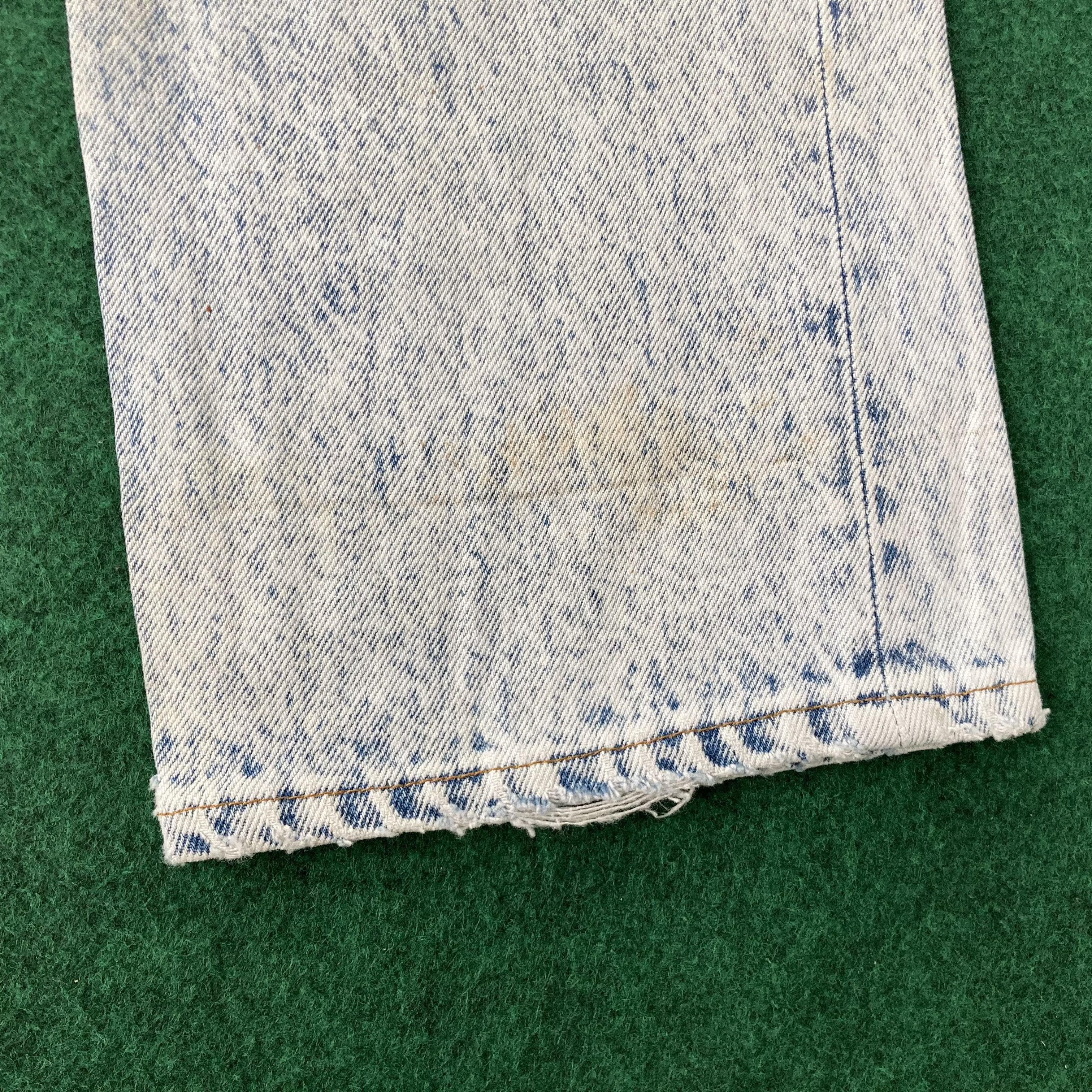 Levi's × Vintage Vtg Levis 501 Acid Wash Denim Button Pant Denim 80s Jeans Size US 32 / EU 48 - 6 Thumbnail