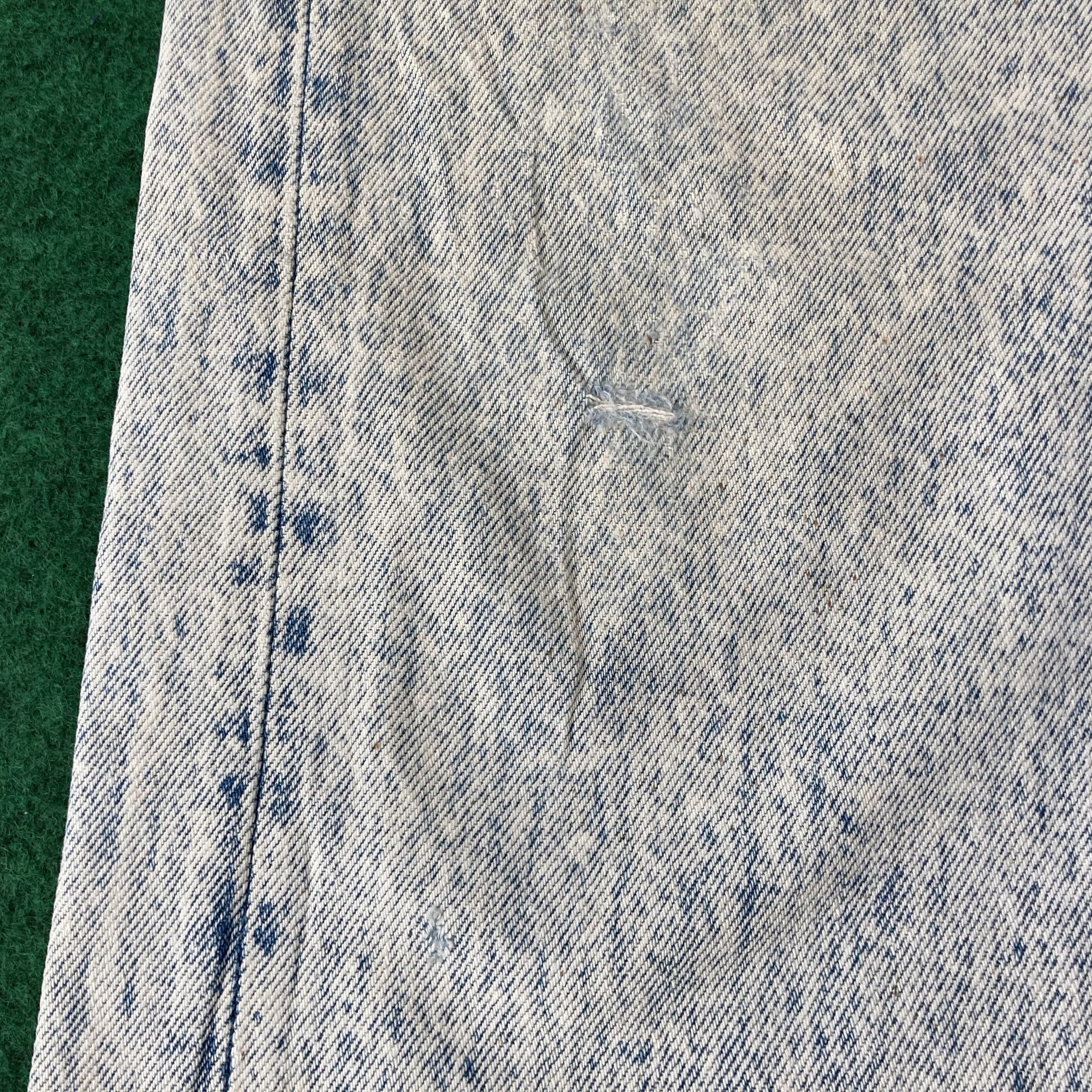 Levi's × Vintage Vtg Levis 501 Acid Wash Denim Button Pant Denim 80s Jeans Size US 32 / EU 48 - 5 Thumbnail