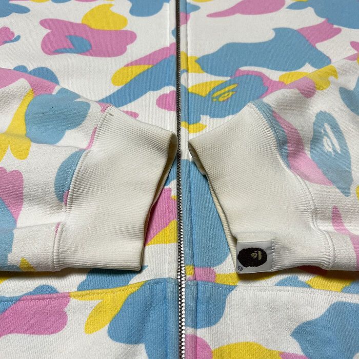Bape OG Cotton Candy Camo Full Zip Hoodie 2006