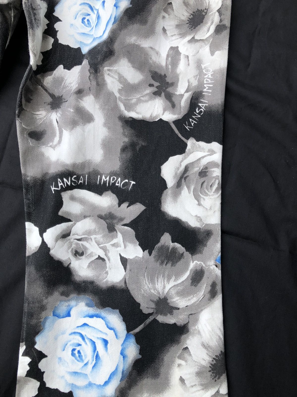 Kansai Yamamoto × Vintage Vintage Kansai Yamamoto Kansai Impact Full Print Flare Pant Size US 31 - 20 Thumbnail