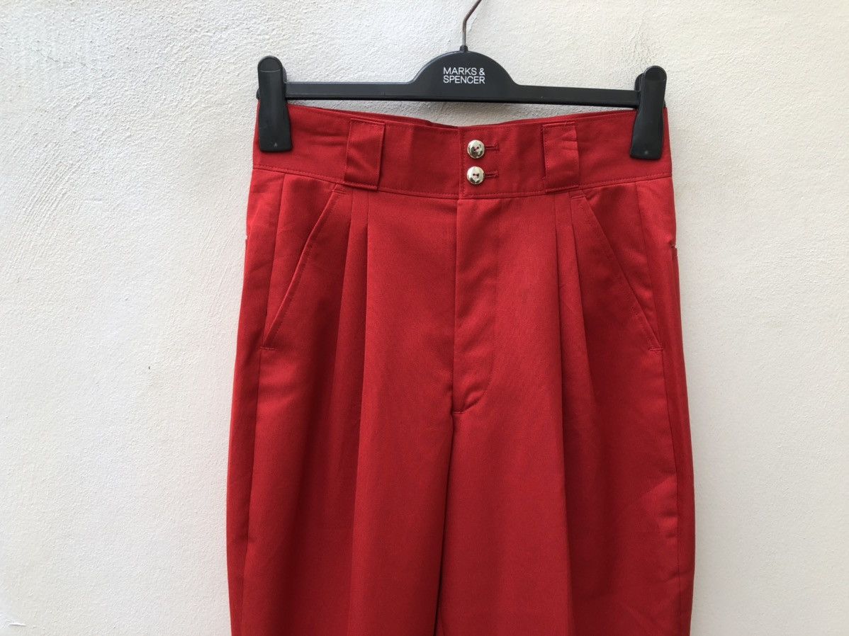Vintage Vintage 90s METAL BLACK Japan Bondage Red Trouser Pant Size US 28 / EU 44 - 7 Thumbnail