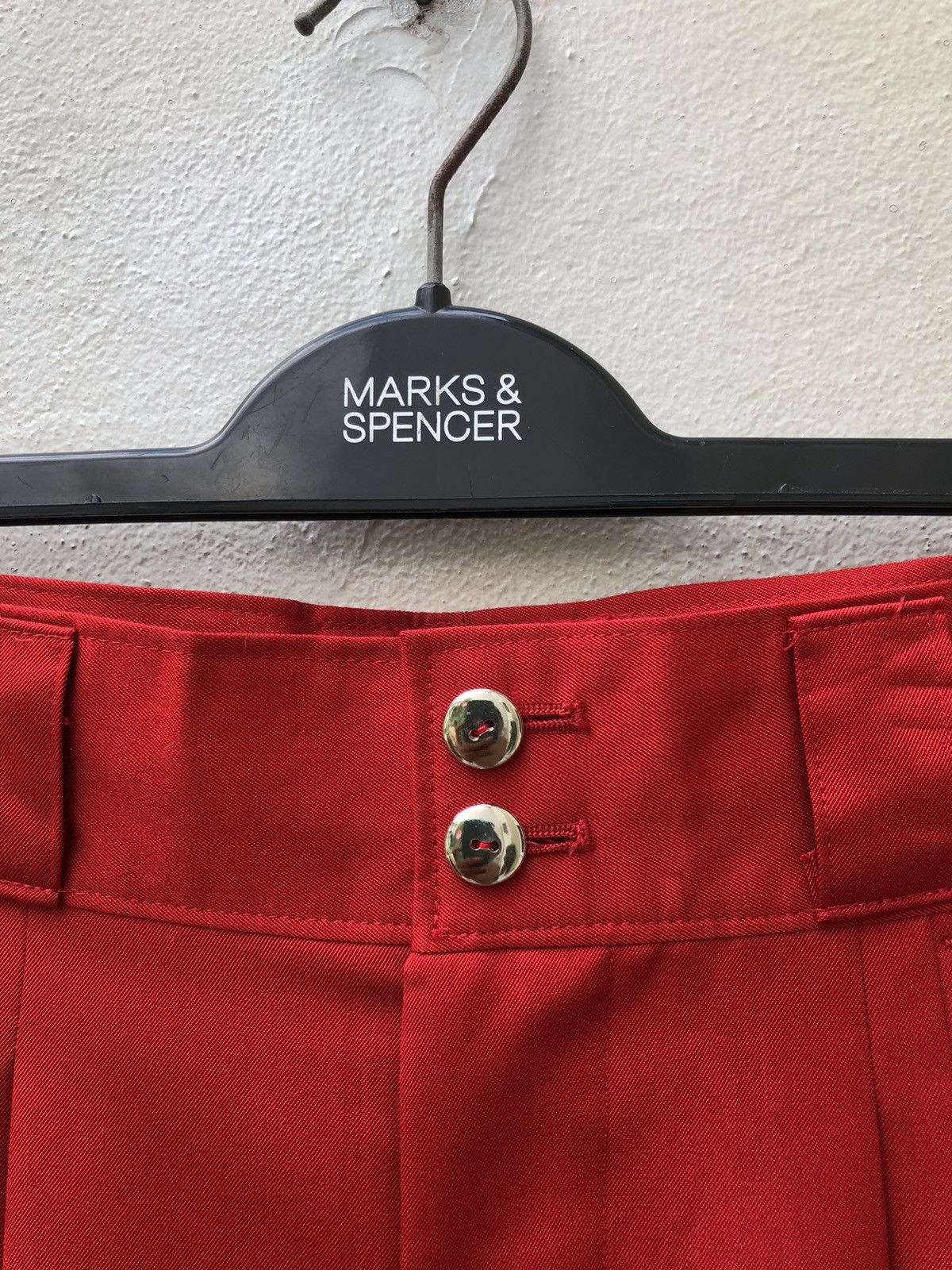 Vintage Vintage 90s METAL BLACK Japan Bondage Red Trouser Pant Size US 28 / EU 44 - 8 Thumbnail