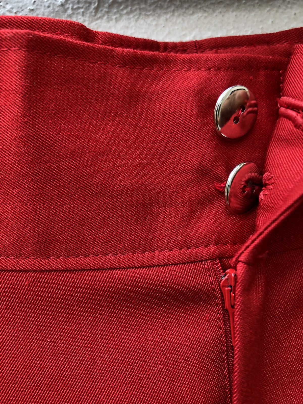 Vintage Vintage 90s METAL BLACK Japan Bondage Red Trouser Pant Size US 28 / EU 44 - 9 Thumbnail
