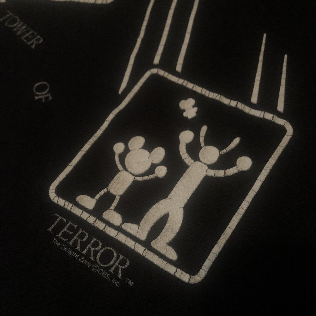 Disney Vintage 00s Disney The Twilight Zone of Terror Ride Logo Tee Size US S / EU 44-46 / 1 - 5 Thumbnail