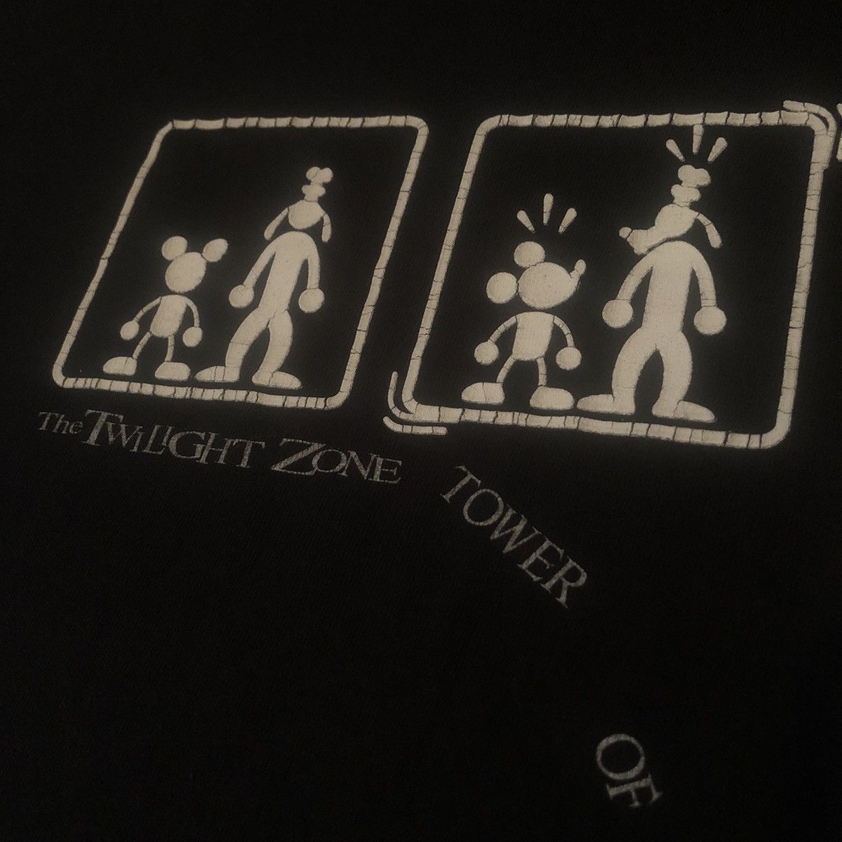 Disney Vintage 00s Disney The Twilight Zone of Terror Ride Logo Tee Size US S / EU 44-46 / 1 - 4 Thumbnail