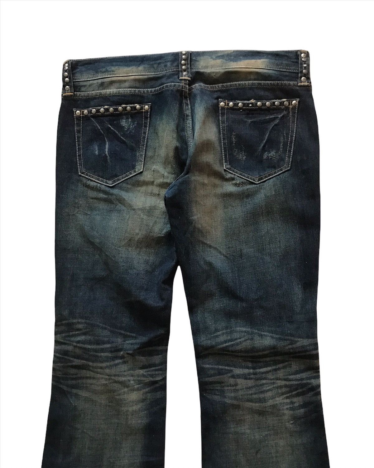 Vanquish VANQUISH DISTRESSED FLARE JEANS Size US 33 - 5 Thumbnail
