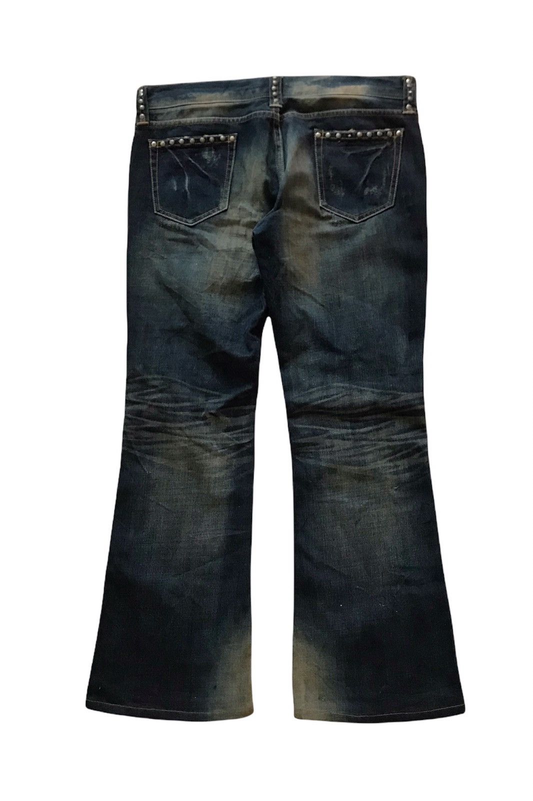 Vanquish VANQUISH DISTRESSED FLARE JEANS Size US 33 - 4 Thumbnail