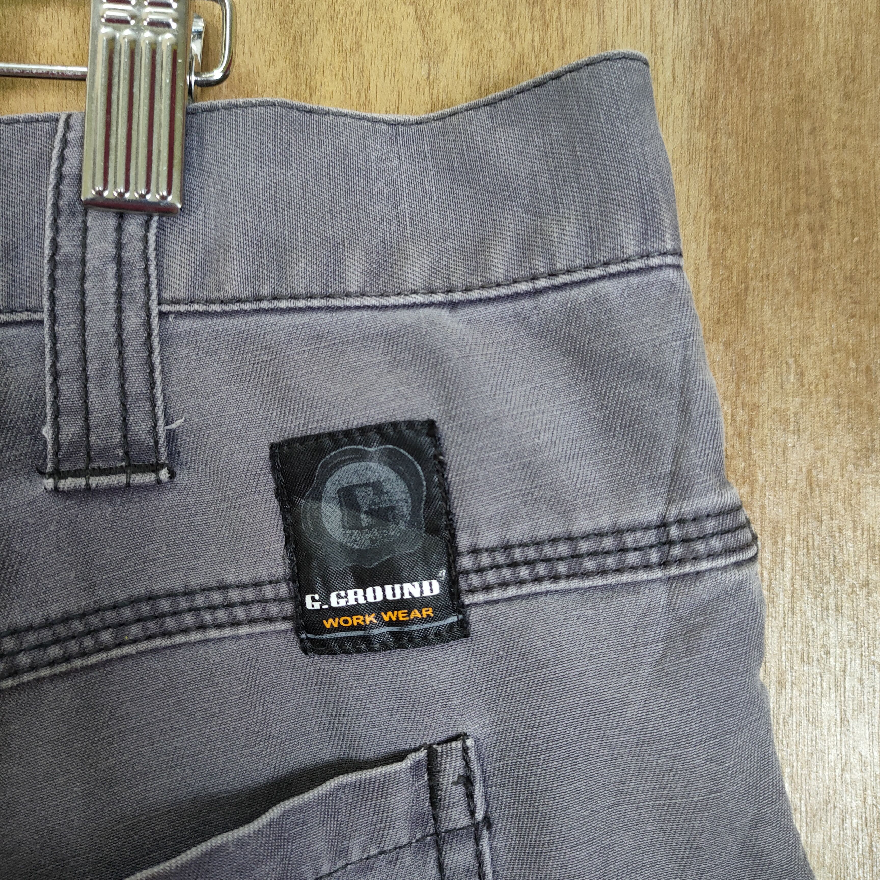 Japanese Brand G.GROUND STAIN/FADED/ WORK WEAR CARGO PANTS Size US 38 / EU 54 - 10 Thumbnail