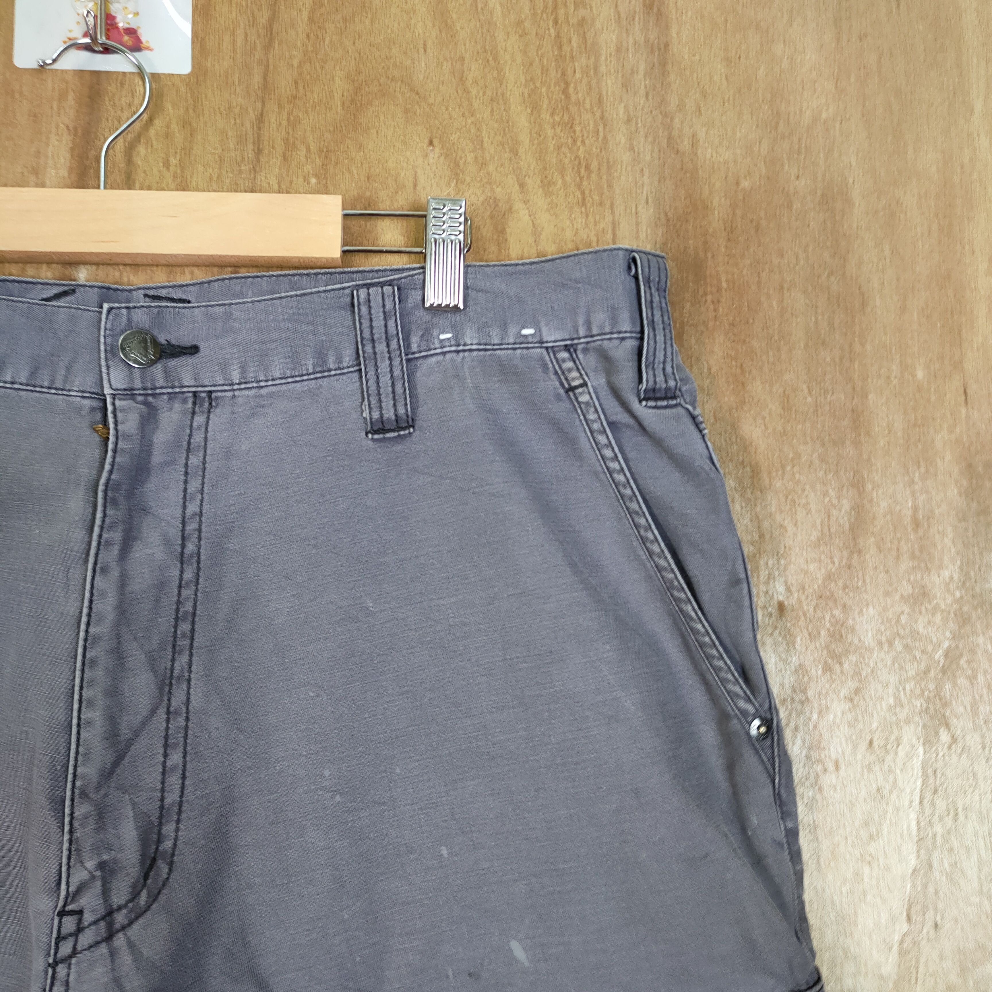Japanese Brand G.GROUND STAIN/FADED/ WORK WEAR CARGO PANTS Size US 38 / EU 54 - 6 Thumbnail