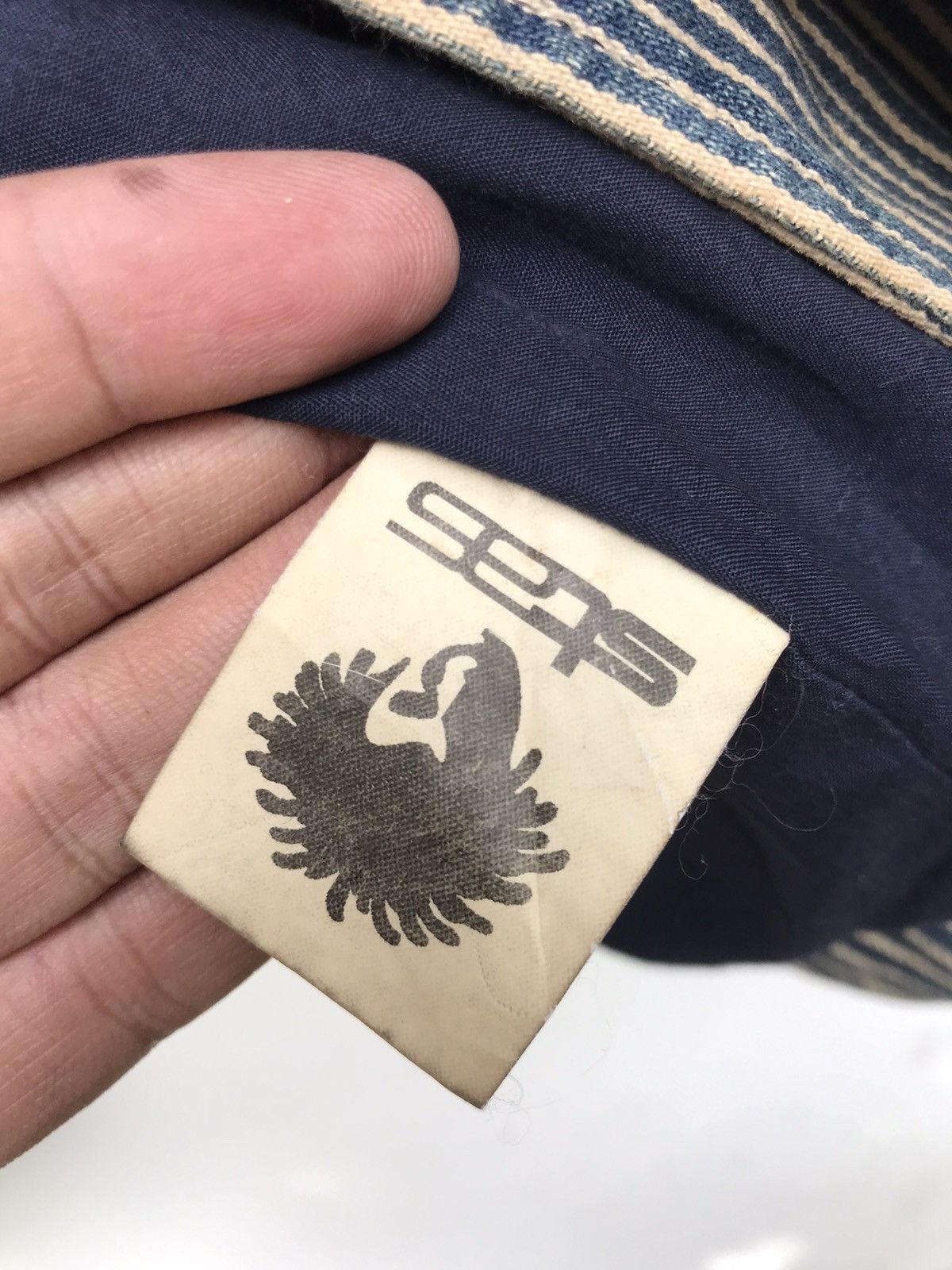 Japanese Brand Stas Street Arts Works Hickory Stripes Slank Chore Jacket Size US M / EU 48-50 / 2 - 18 Thumbnail