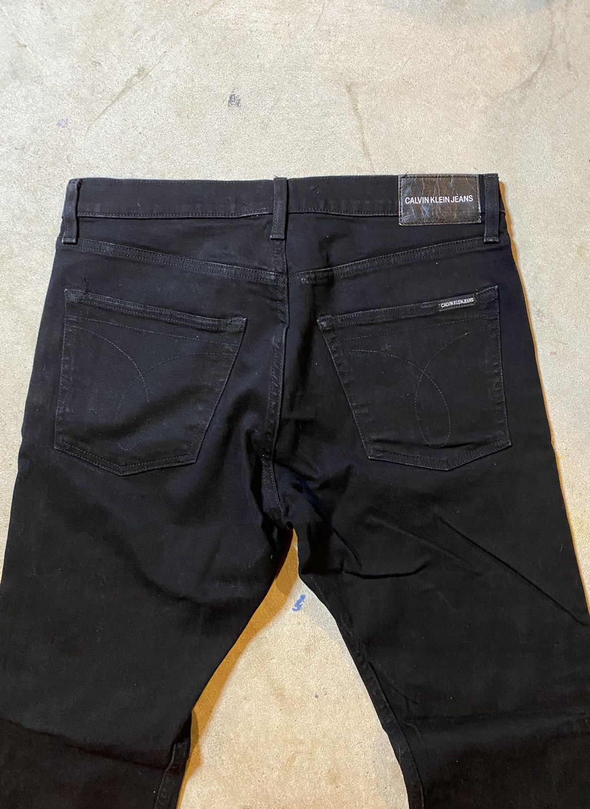 Calvin Klein Black Denim Jeans Size US 32 / EU 48 - 4 Thumbnail