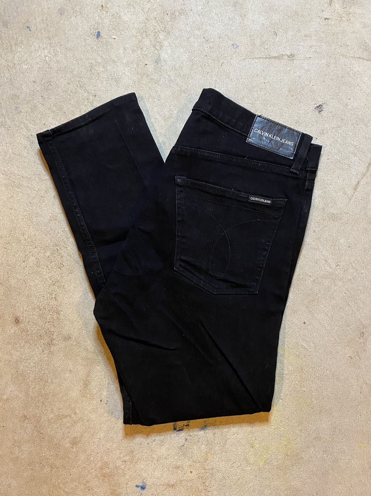 Calvin Klein Black Denim Jeans Size US 32 / EU 48 - 1 Thumbnail