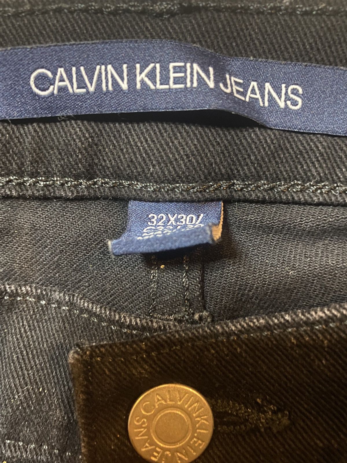 Calvin Klein Black Denim Jeans Size US 32 / EU 48 - 5 Thumbnail