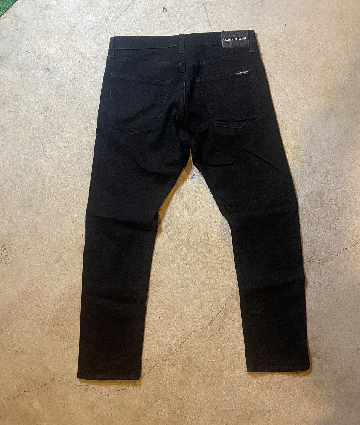 Calvin Klein Black Denim Jeans Size US 32 / EU 48 - 3 Thumbnail