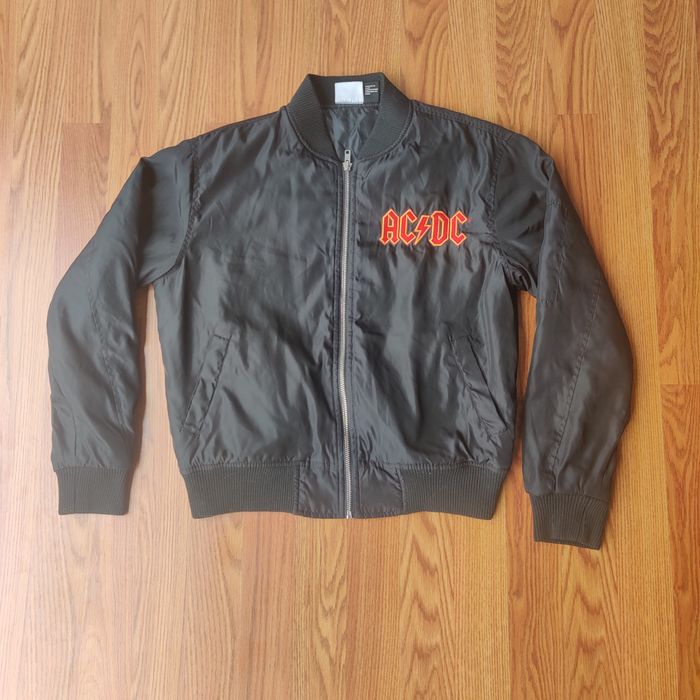 Ac/Dc ACDC Full Zip Womens Satin Jacket 1981 World Tour | Grailed