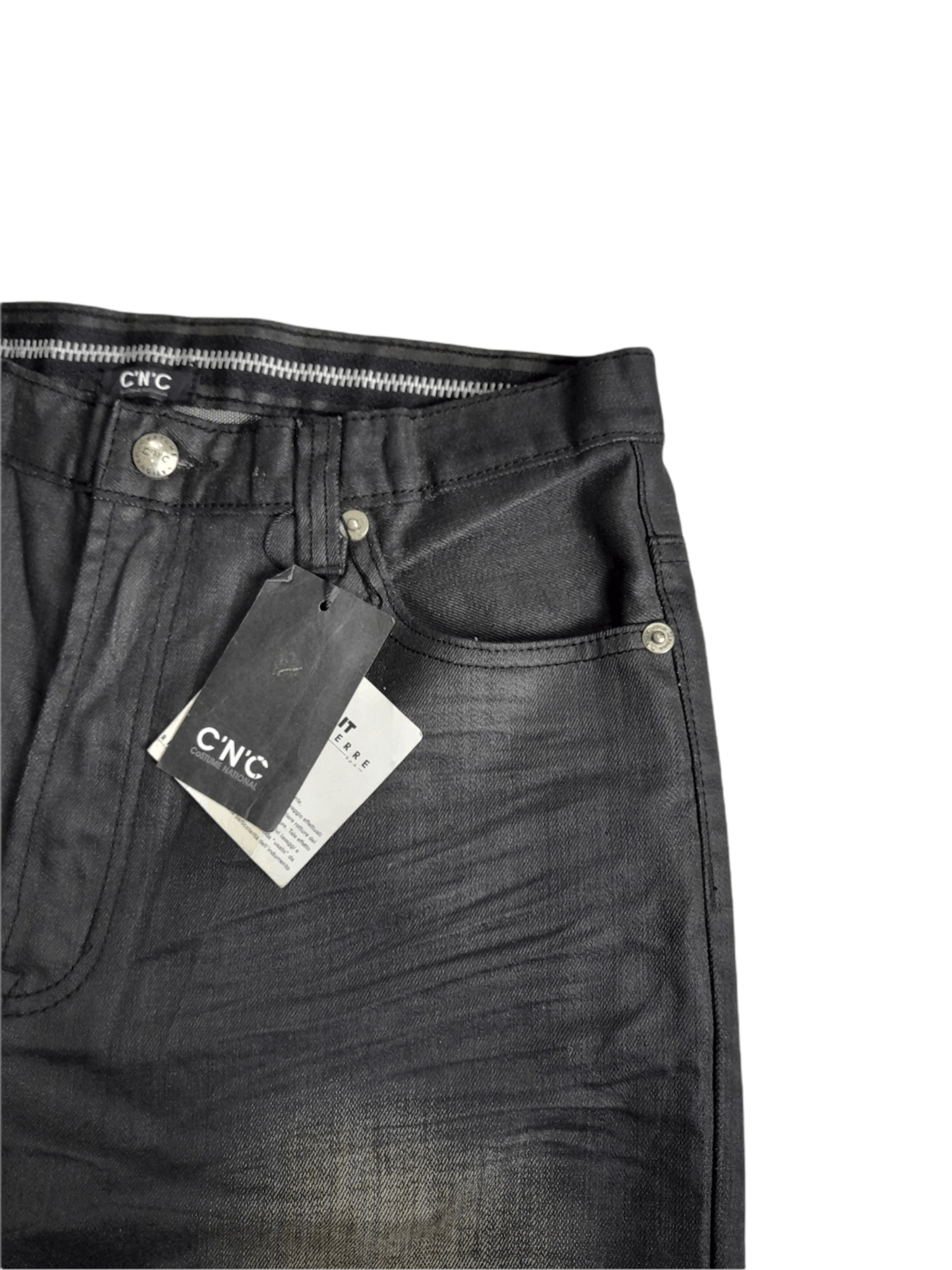 Costume National C.N.C COSTUME NATIONAL DISTRESSED DENIM (D580) Size US 33 - 14 Thumbnail