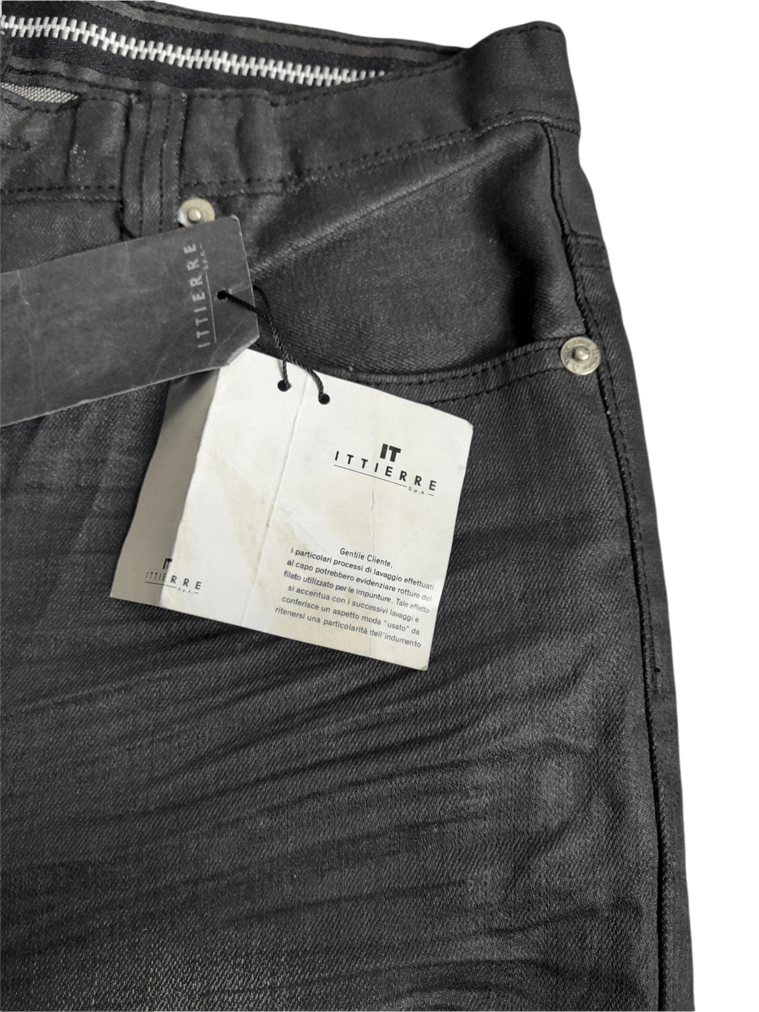 Costume National C.N.C COSTUME NATIONAL DISTRESSED DENIM (D580) Size US 33 - 13 Thumbnail