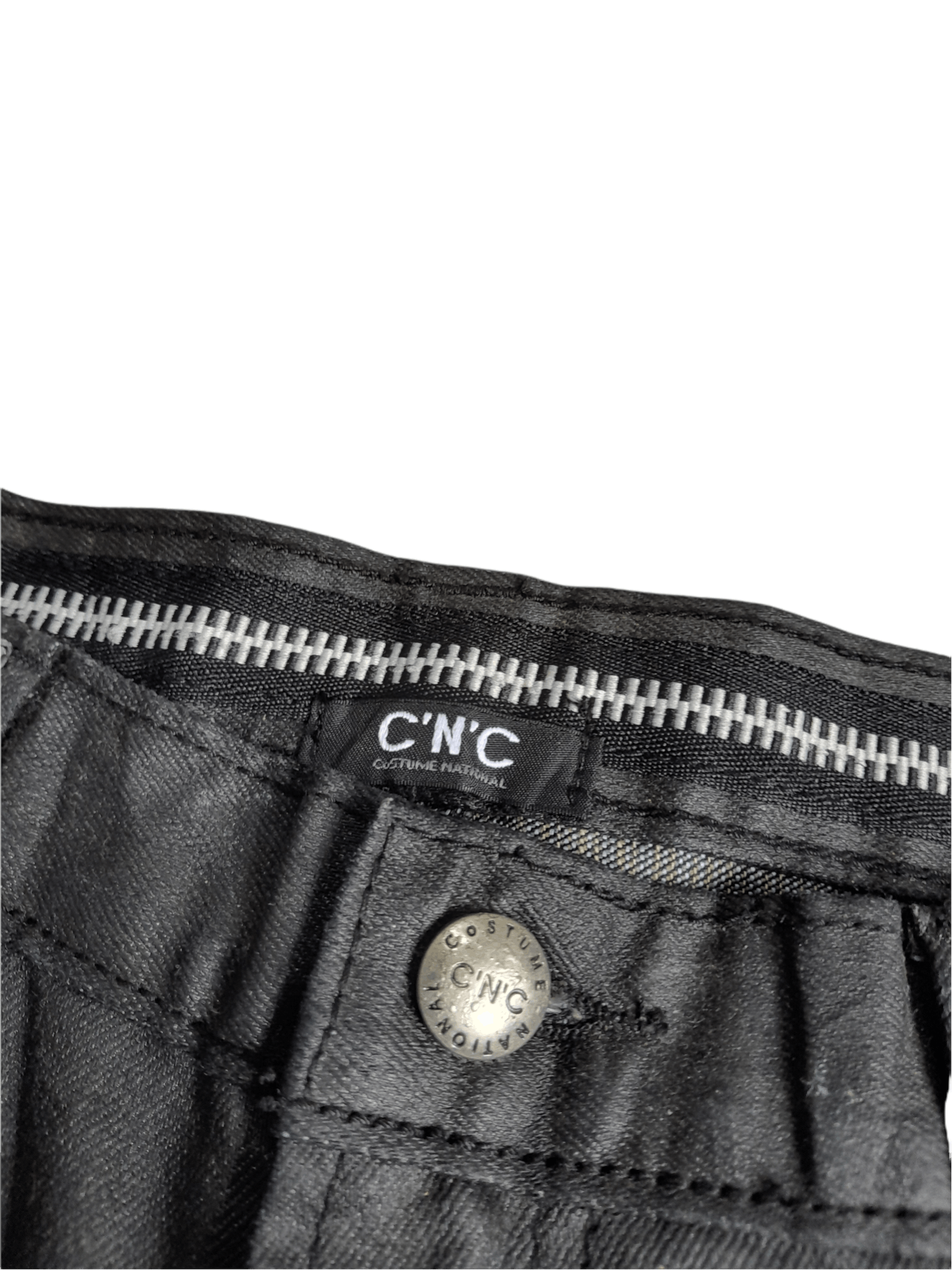Costume National C.N.C COSTUME NATIONAL DISTRESSED DENIM (D580) Size US 33 - 12 Thumbnail