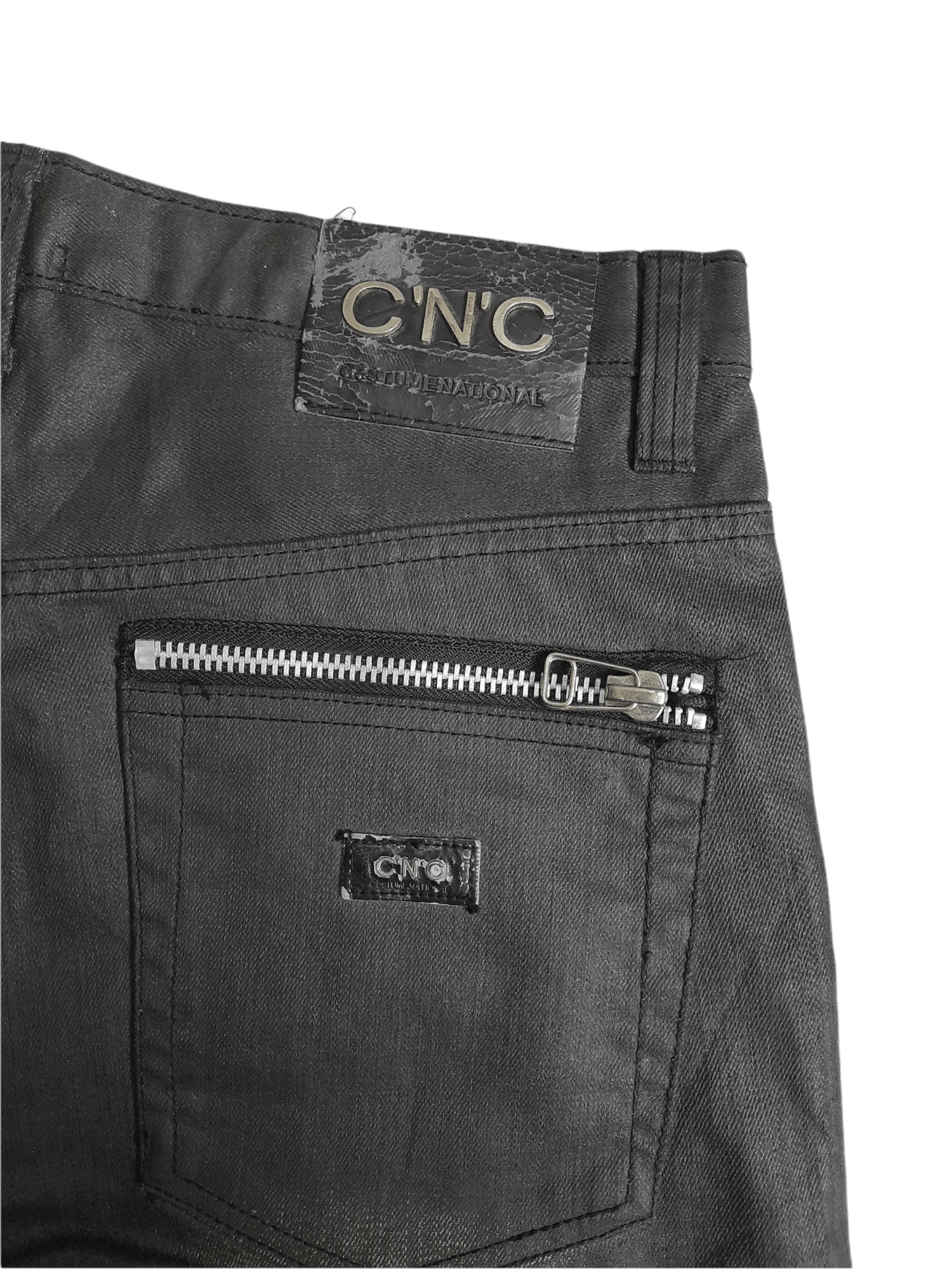 Costume National C.N.C COSTUME NATIONAL DISTRESSED DENIM (D580) Size US 33 - 8 Thumbnail