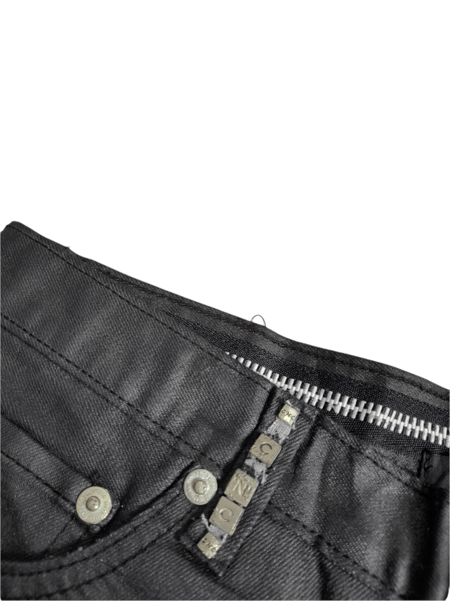 Costume National C.N.C COSTUME NATIONAL DISTRESSED DENIM (D580) Size US 33 - 11 Thumbnail