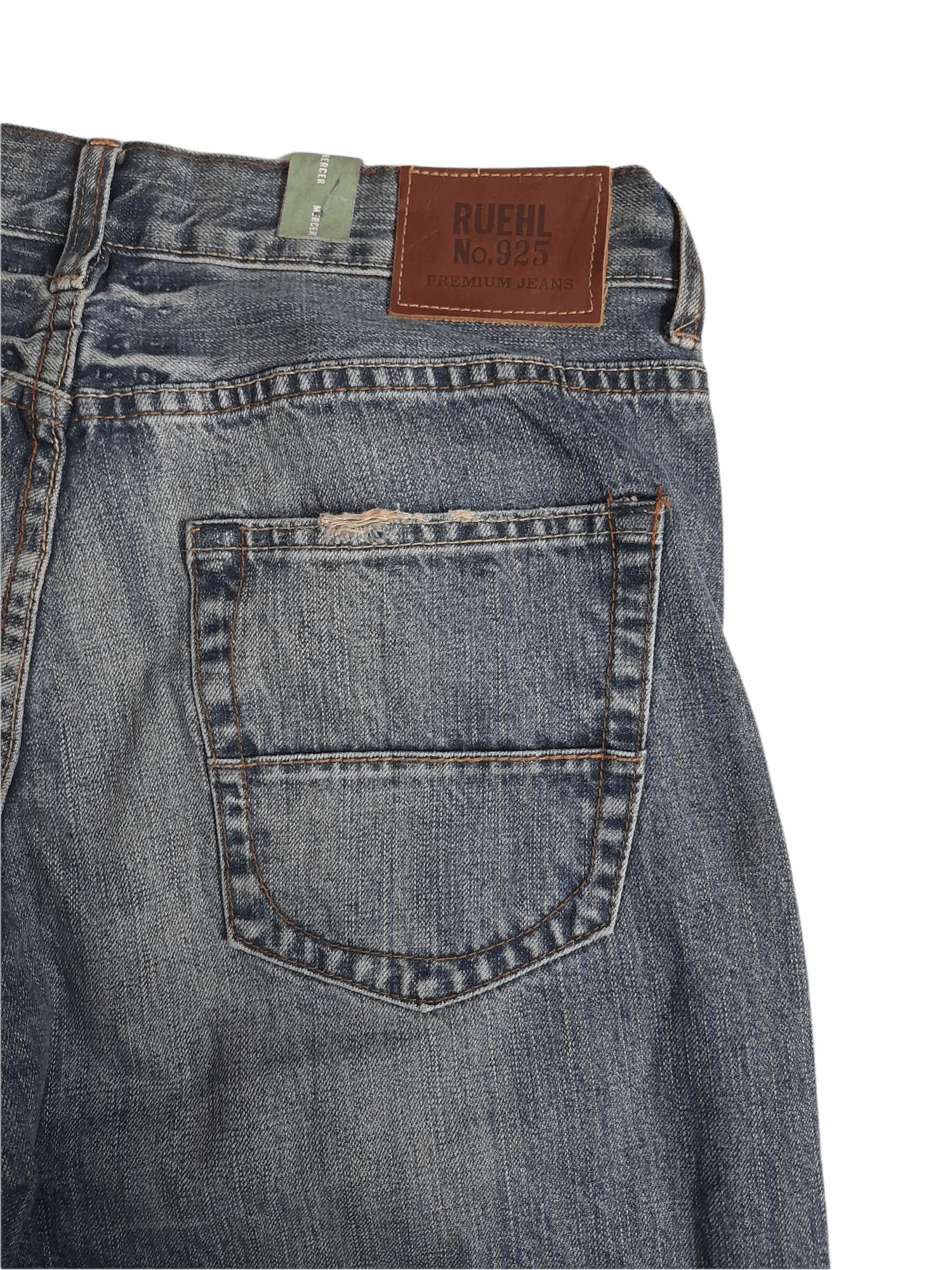 Ruehl No. 925 RUEHL NO.925 DISTRESSED DENIM (D581) Size US 34 / EU 50 - 3 Thumbnail