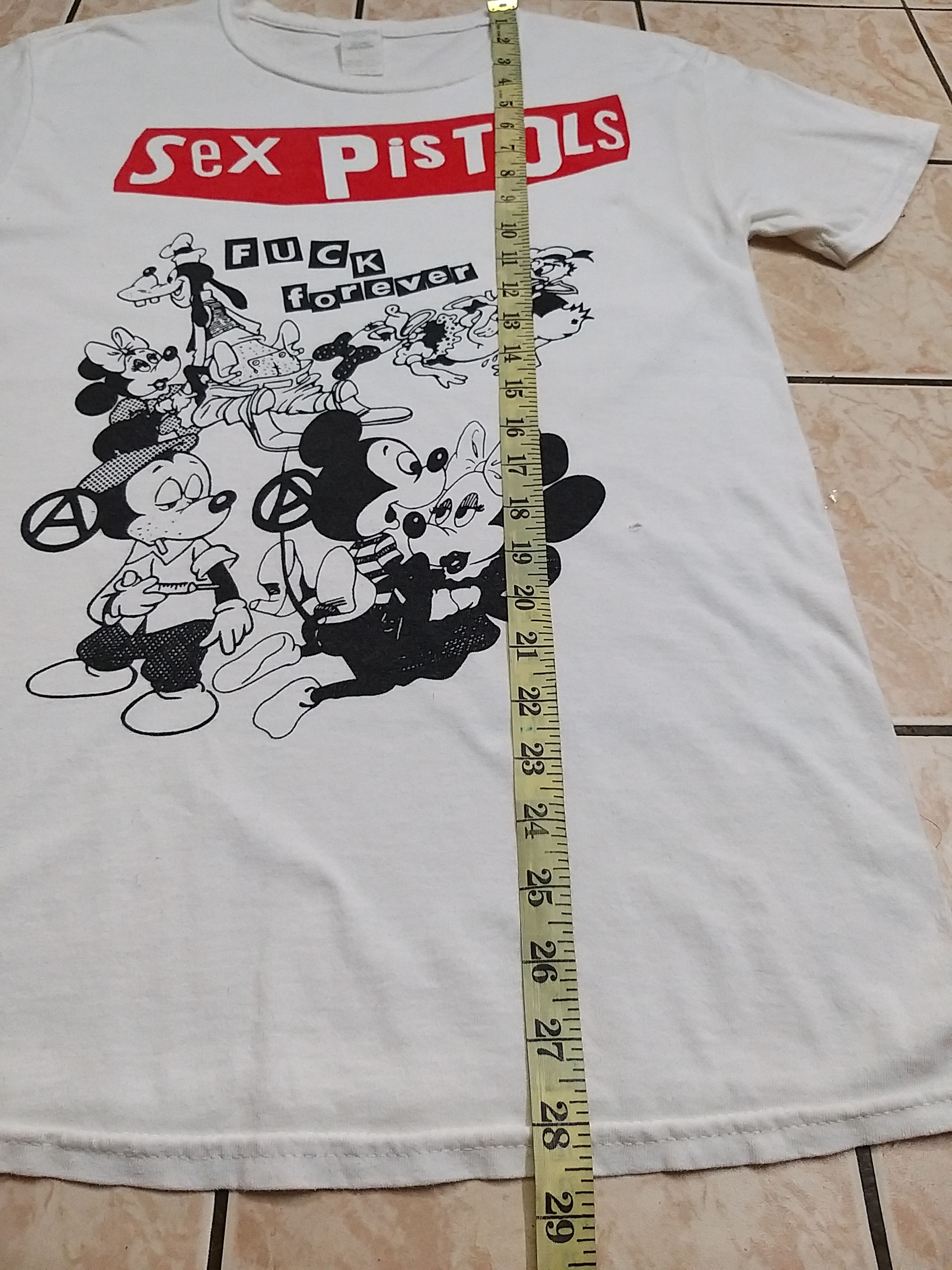 Band Tees RARE💥SEX PISTOLS FxCK FOREVER MICKEY GOOFY DONALD T SHIRT Size US S / EU 44-46 / 1 - 6 Thumbnail