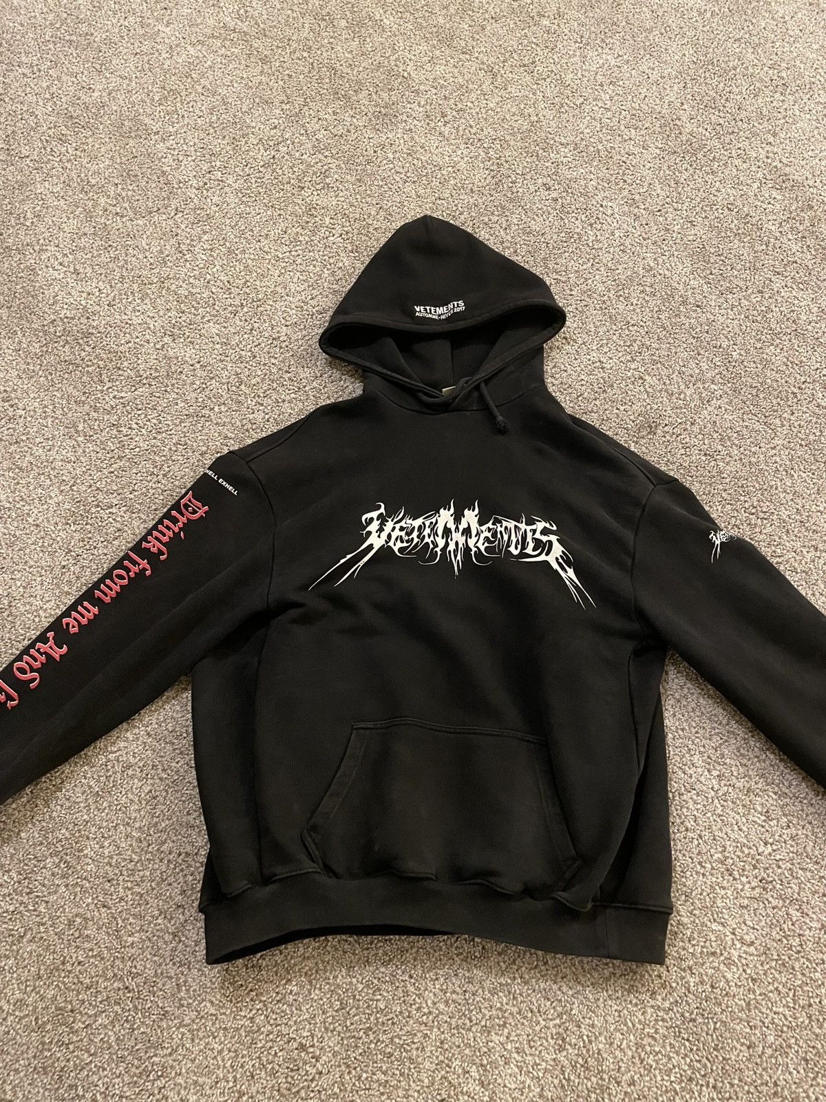 Vetements 2025 hoodie grailed