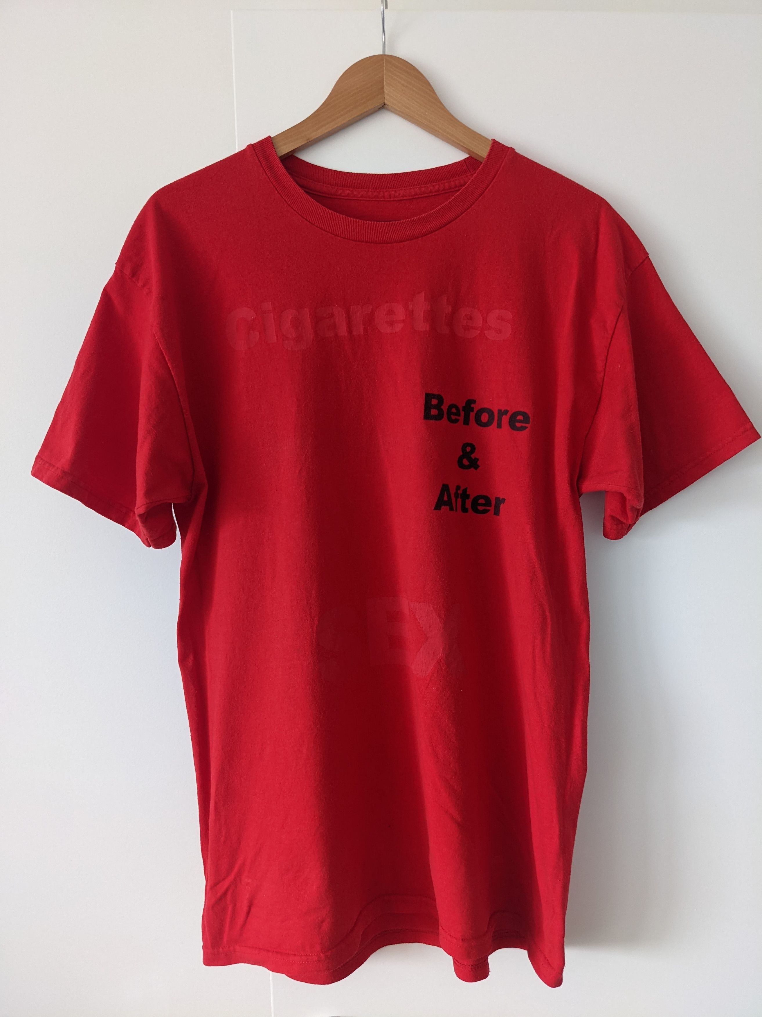 Pleasures Cigarettes Before & After Sex Tee