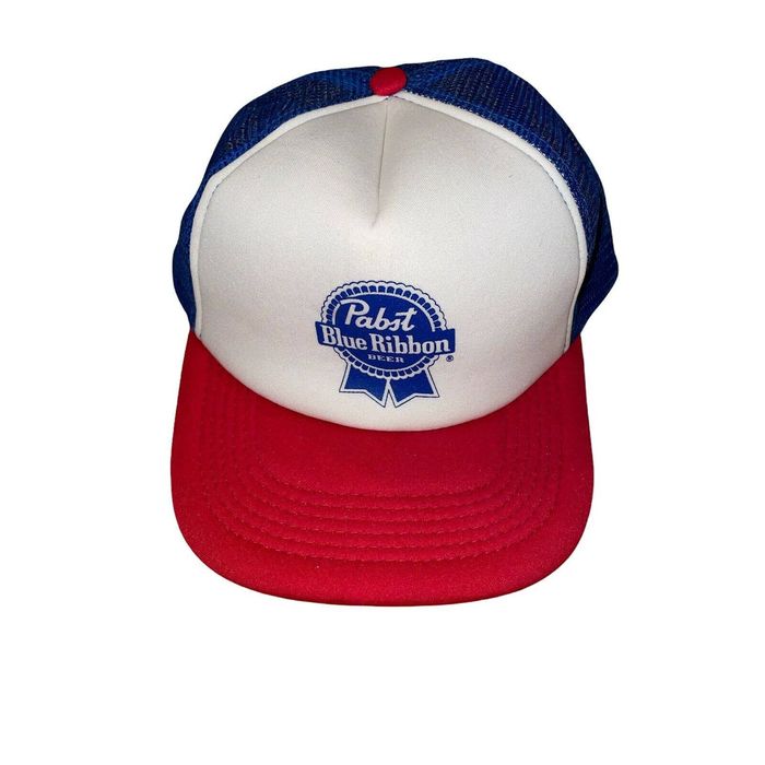 Pabst Blue Ribbon Original PABST BLUE RIBBON BEER Logo Snapback Hat ...