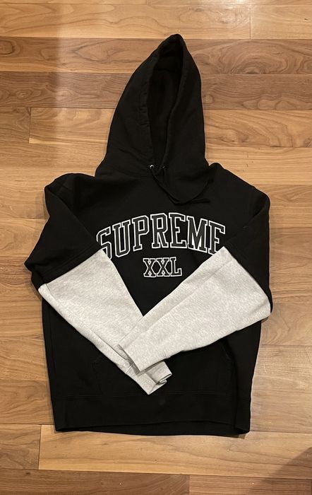 Supreme Supreme XXL black hoodie Grailed