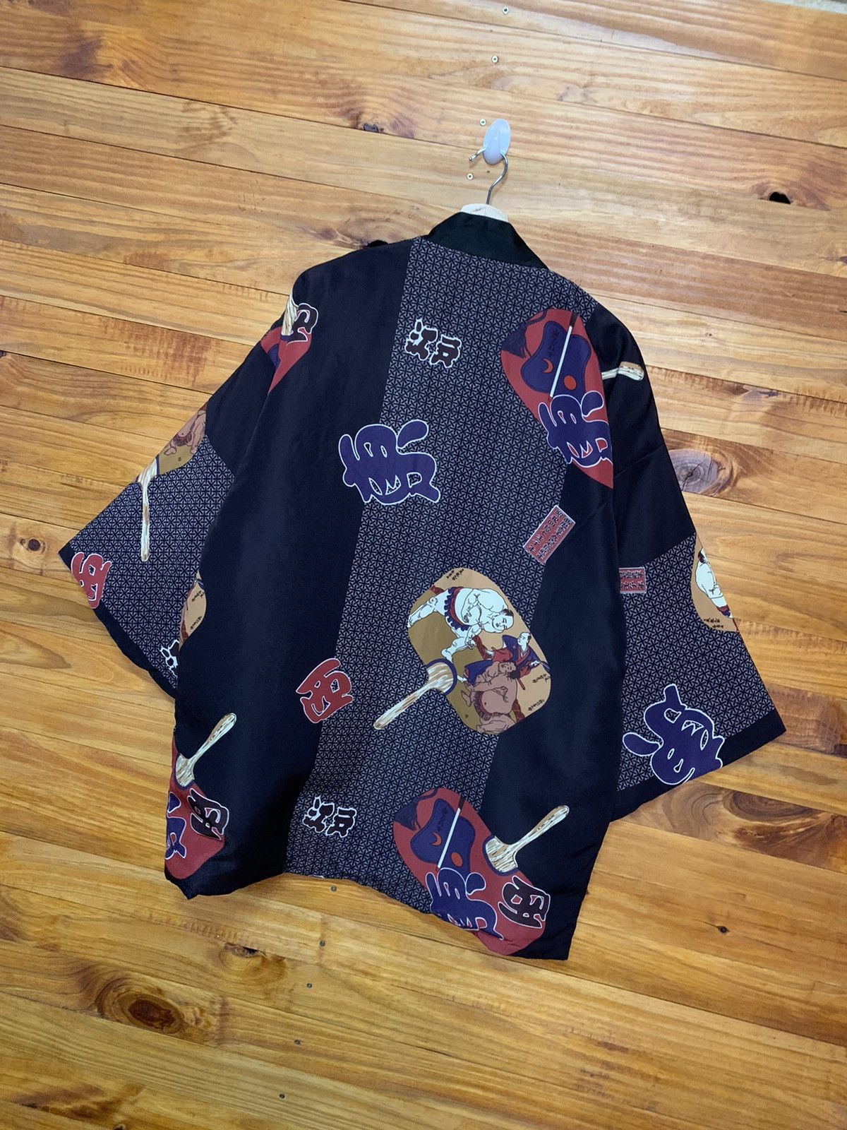 Other Vintage Reversible Tiger And Sumo Hanten Kimono Cardigan Size US M / EU 48-50 / 2 - 8 Thumbnail