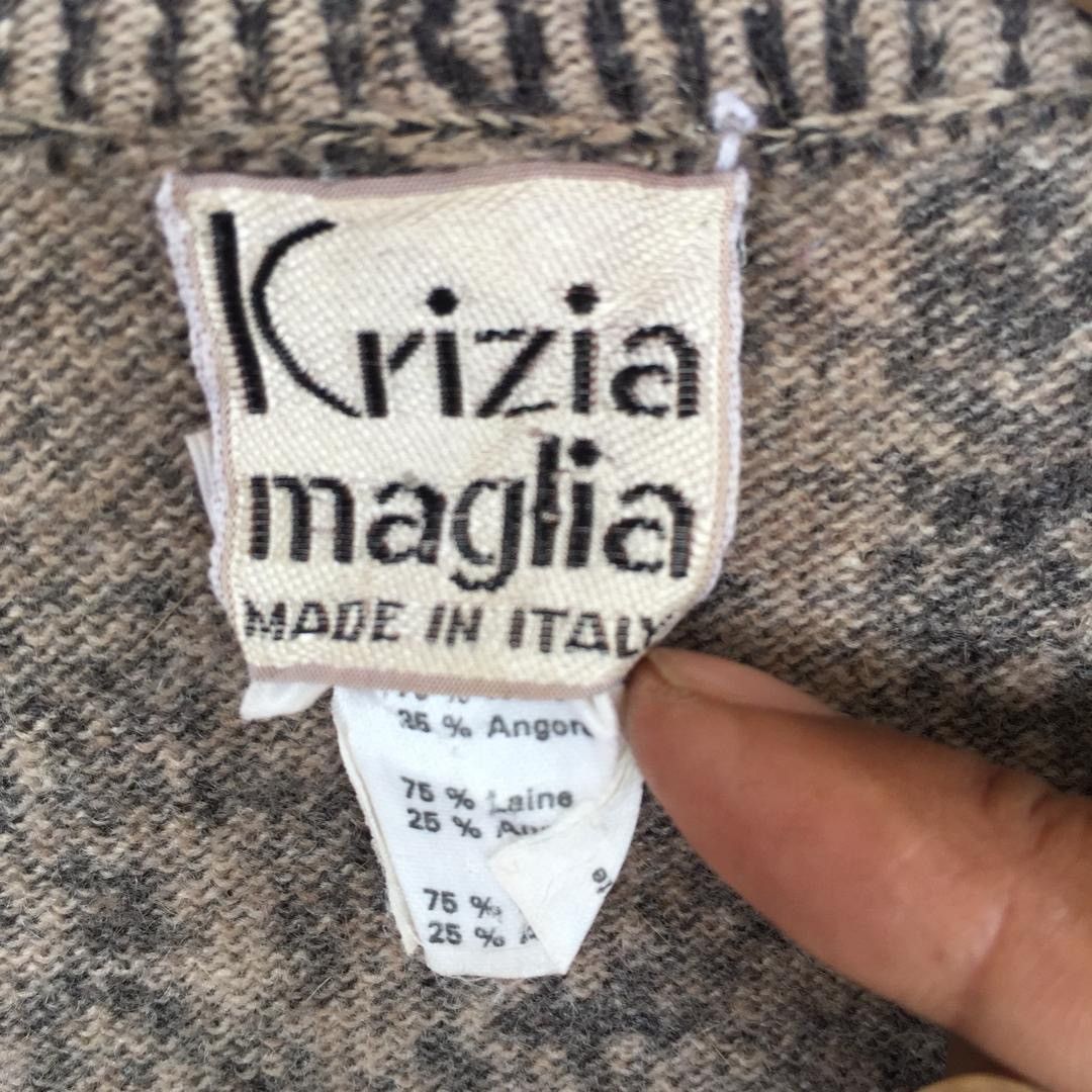 Tornado Mart 💥Vintage 90s Krizia Maglia Native Snake Cardigan Shirt Size US M / EU 48-50 / 2 - 7 Thumbnail