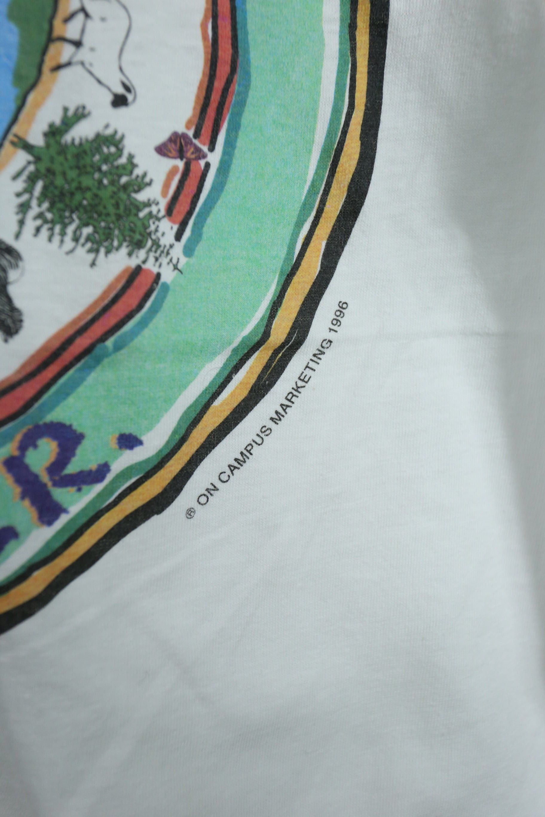 Vintage Vintage 90s Spring Break save the earth t shirt (L) GTMED048 Size US L / EU 52-54 / 3 - 7 Thumbnail