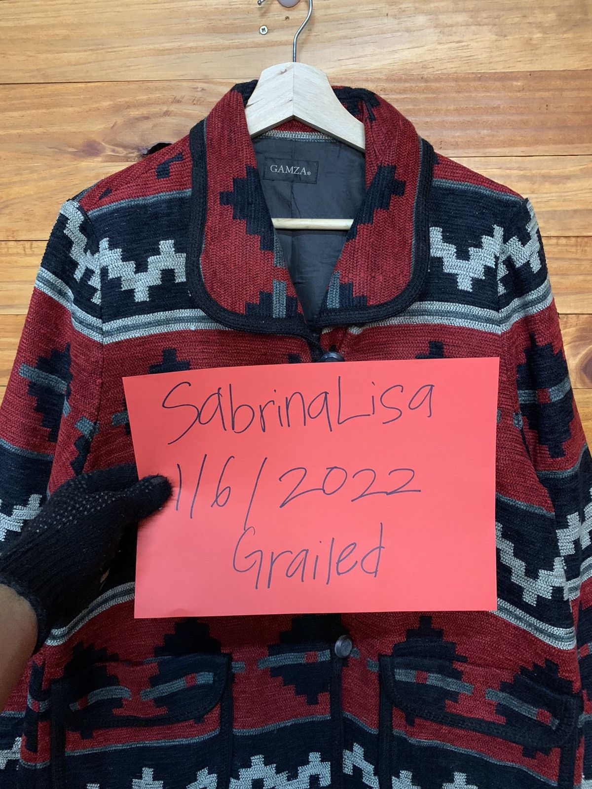 Japanese Brand × Vintage Vintage 90s Gamza Aztec Navajo Jacket Size US M / EU 48-50 / 2 - 8 Thumbnail