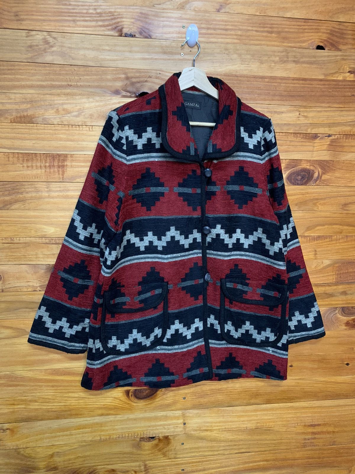 Japanese Brand × Vintage Vintage 90s Gamza Aztec Navajo Jacket Size US M / EU 48-50 / 2 - 3 Thumbnail
