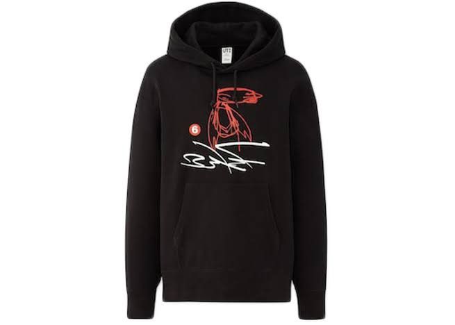 Futura × Uniqlo Futura Laboratories x Uniqlo Sketch Black Hoodie Size US L / EU 52-54 / 3 - 6 Thumbnail