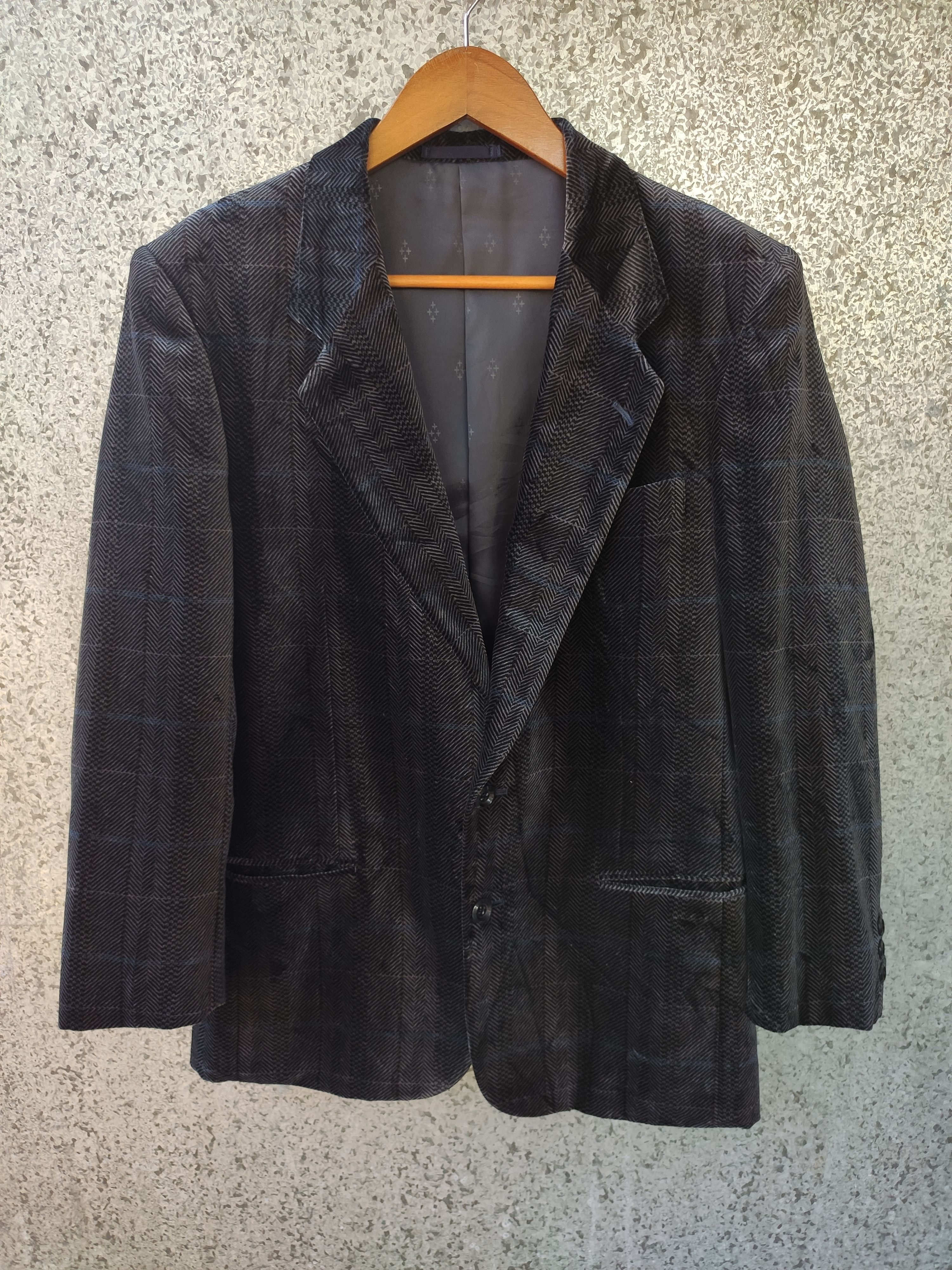 Japanese Brand Nie Dieck Blazer Velvet Corduroy Size US M / EU 48-50 / 2 - 1 Thumbnail
