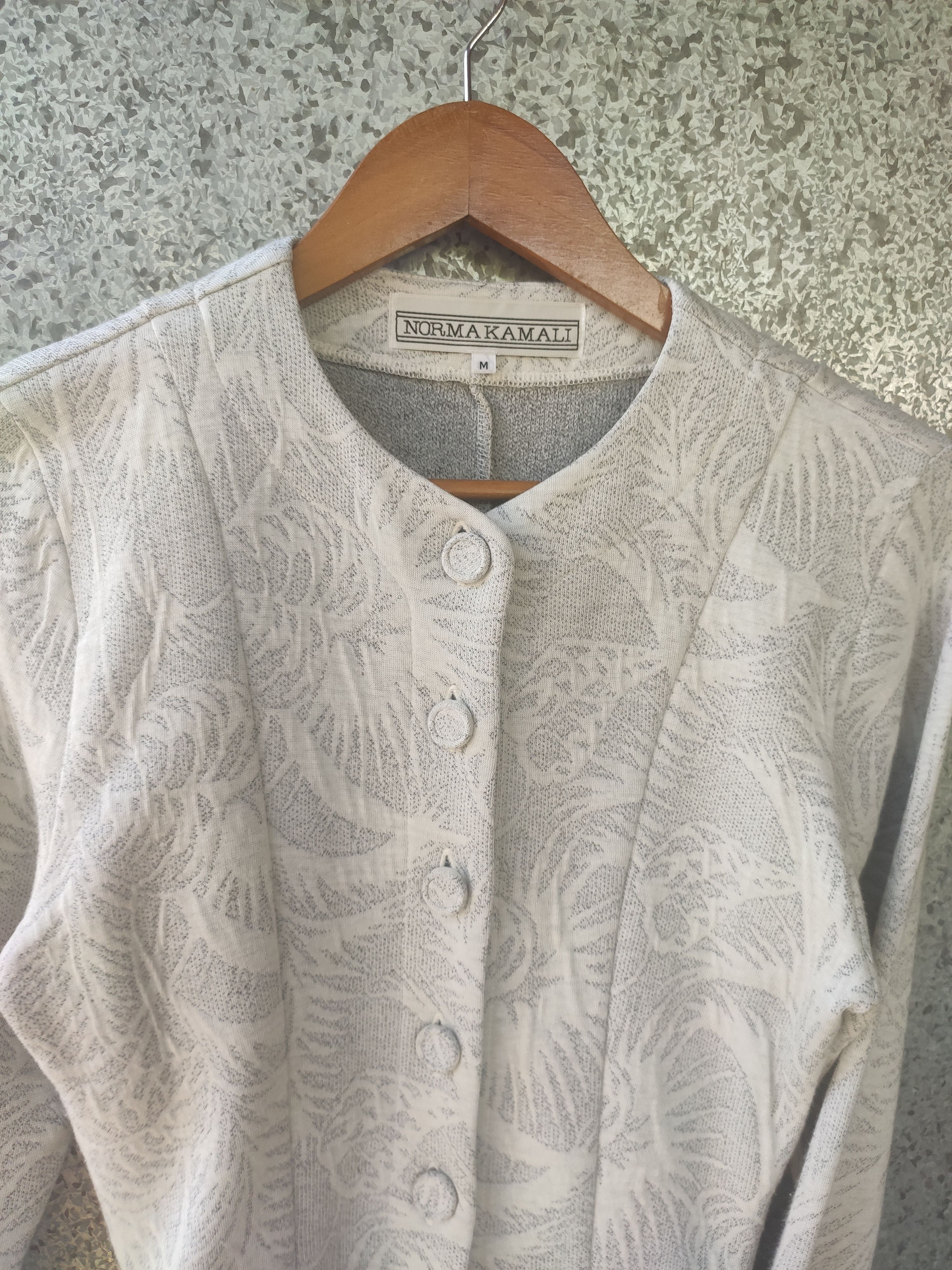 Norma Kamali Vintage Norma Kamali button jacket Size S / US 4 / IT 40 - 2 Thumbnail