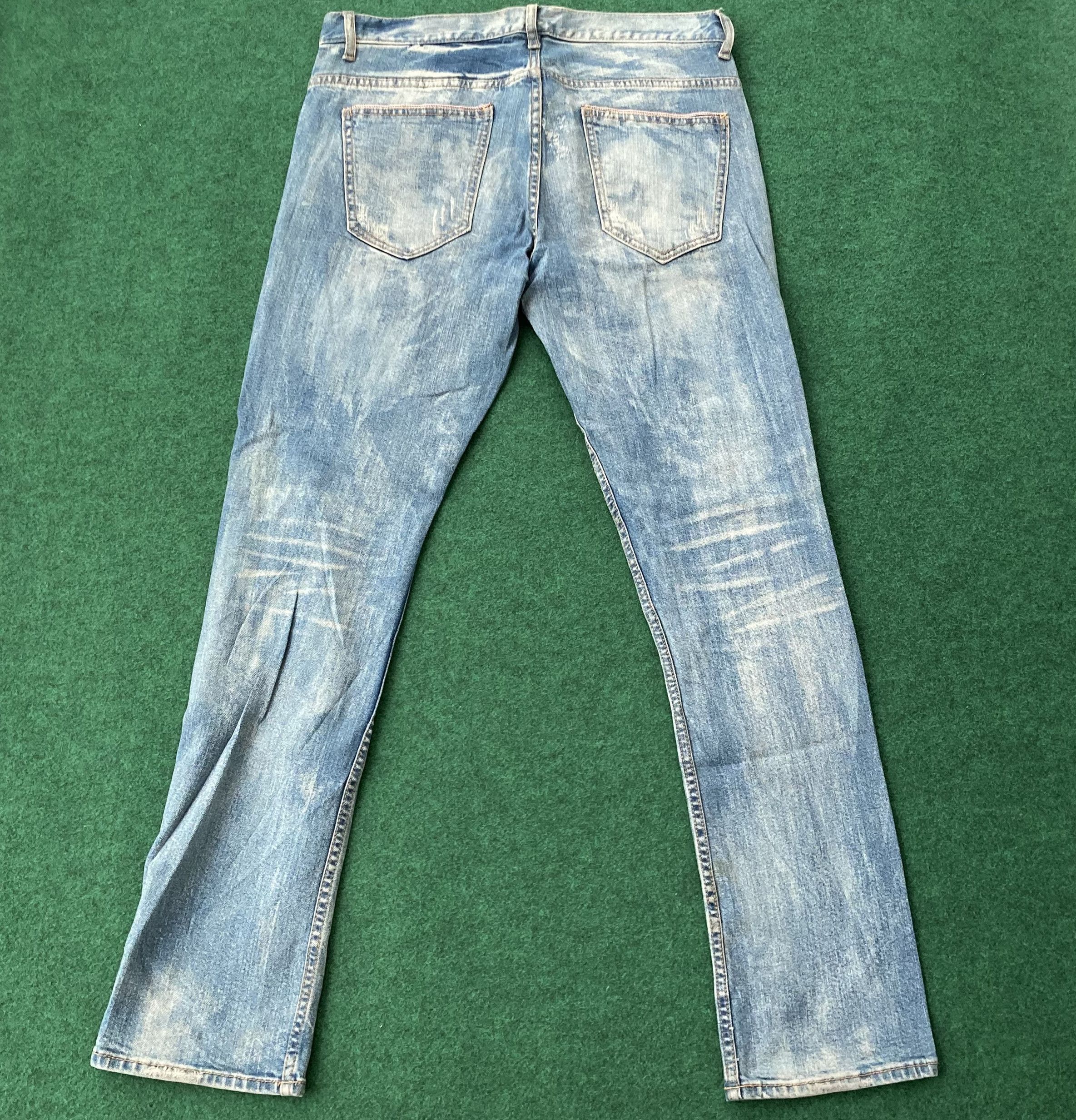 Japanese Brand Imp Distressed Ripped Grunge Punk Denim Retro Rare Jeans Size US 35 - 9 Thumbnail